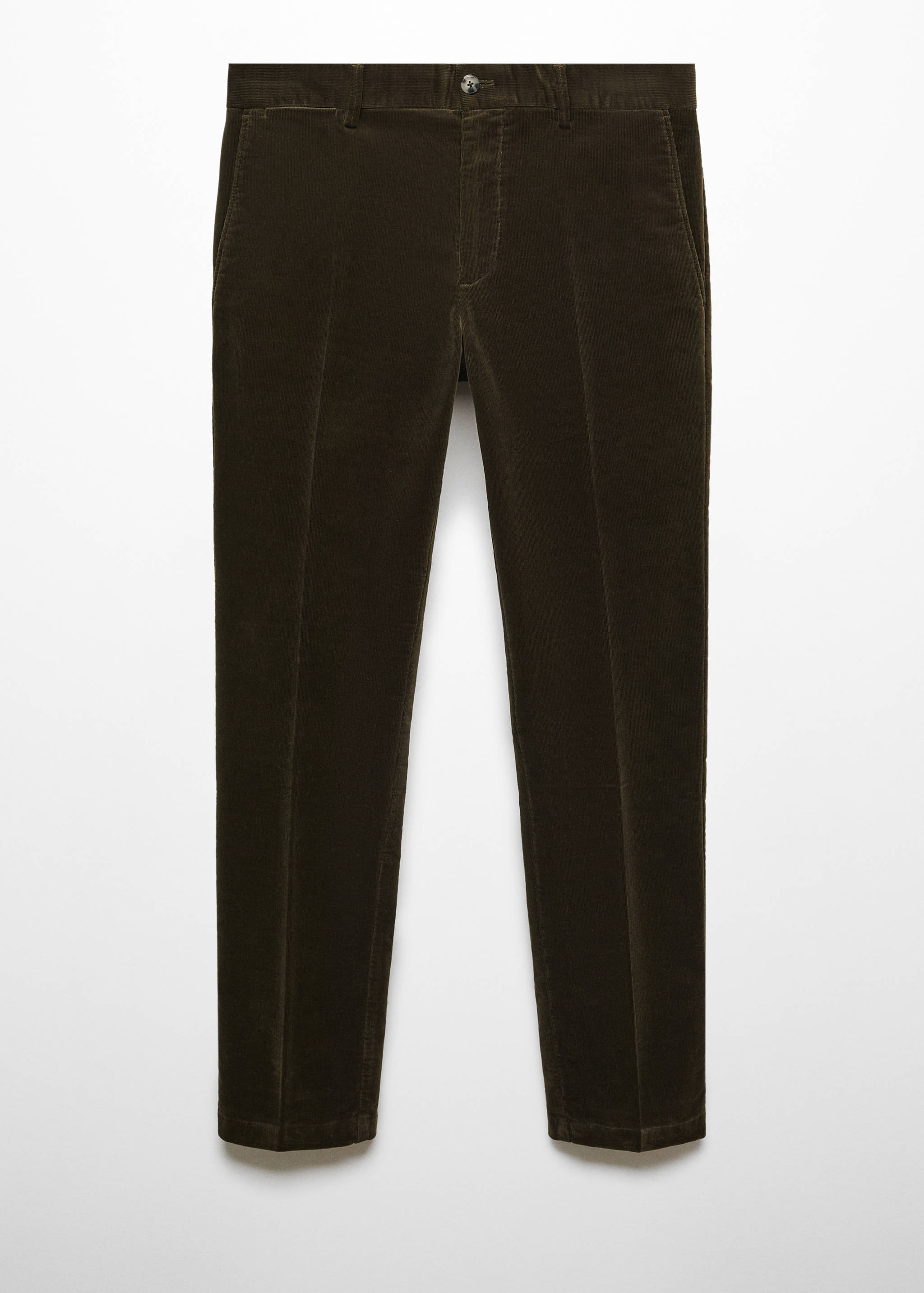 Slim-fit micro-corduroy pants - Article without model