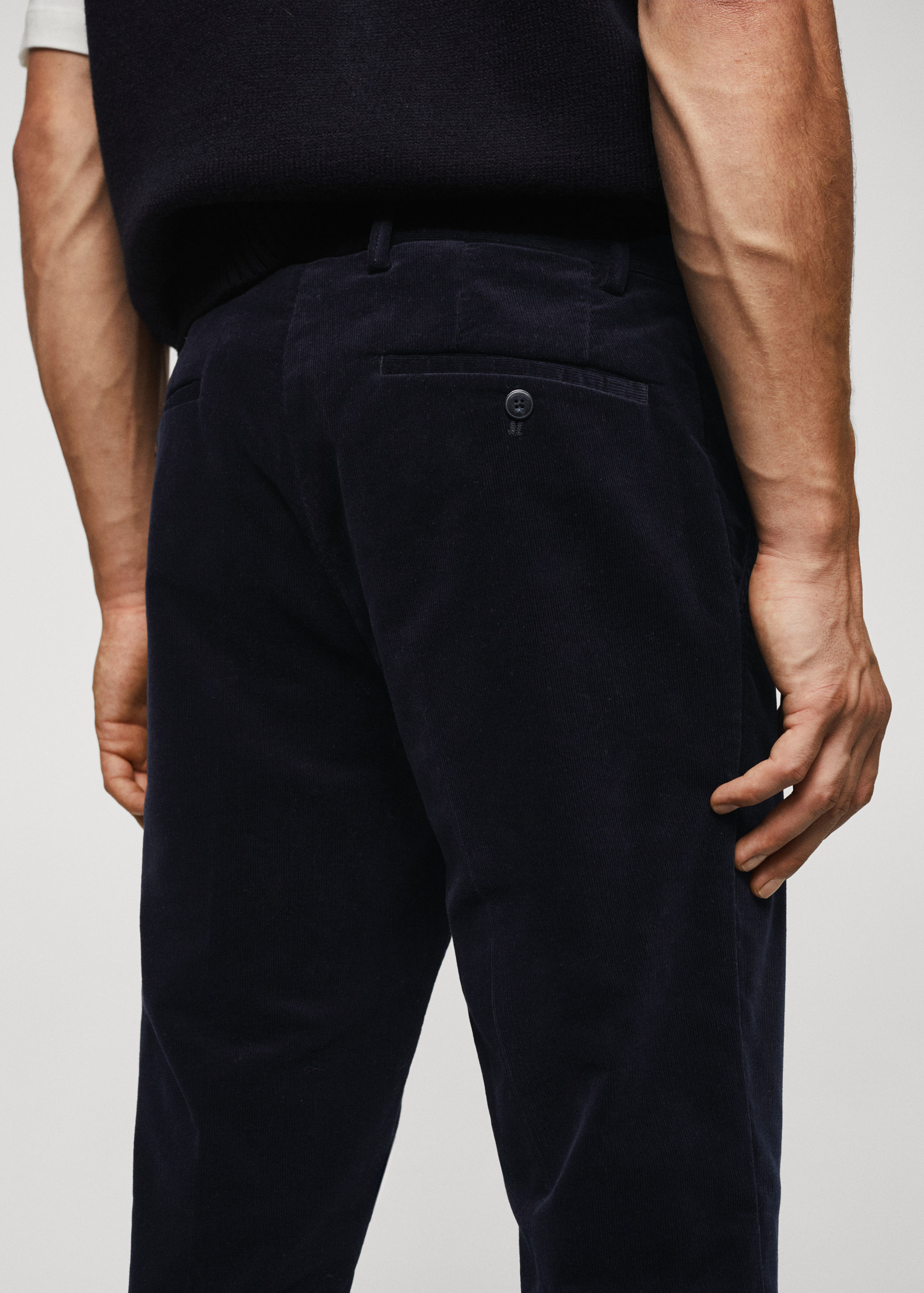 Pantalon slim-fit velours milleraies - Détail de l'article 4