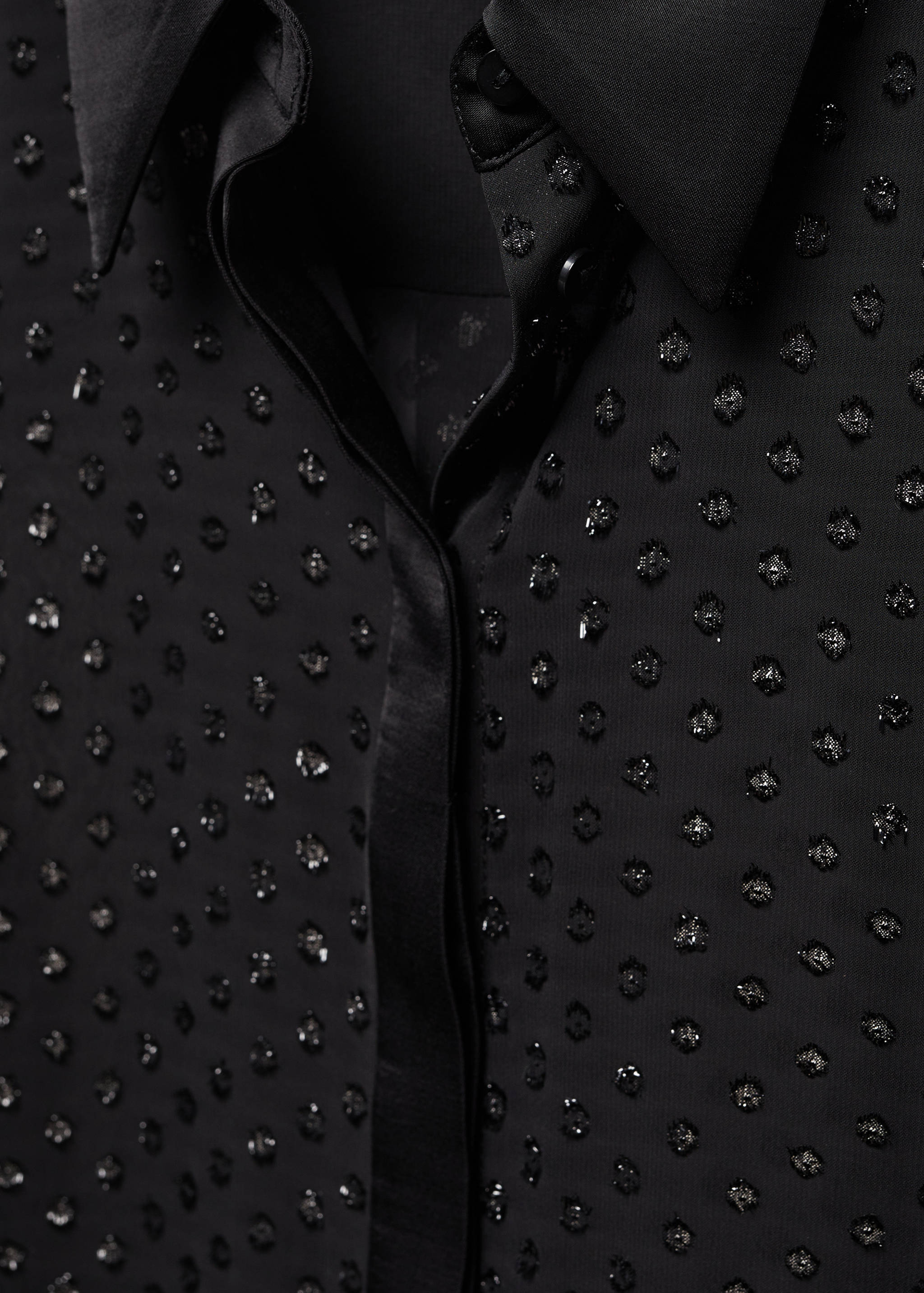 Semi-transparent plumeti shirt - Details of the article 8
