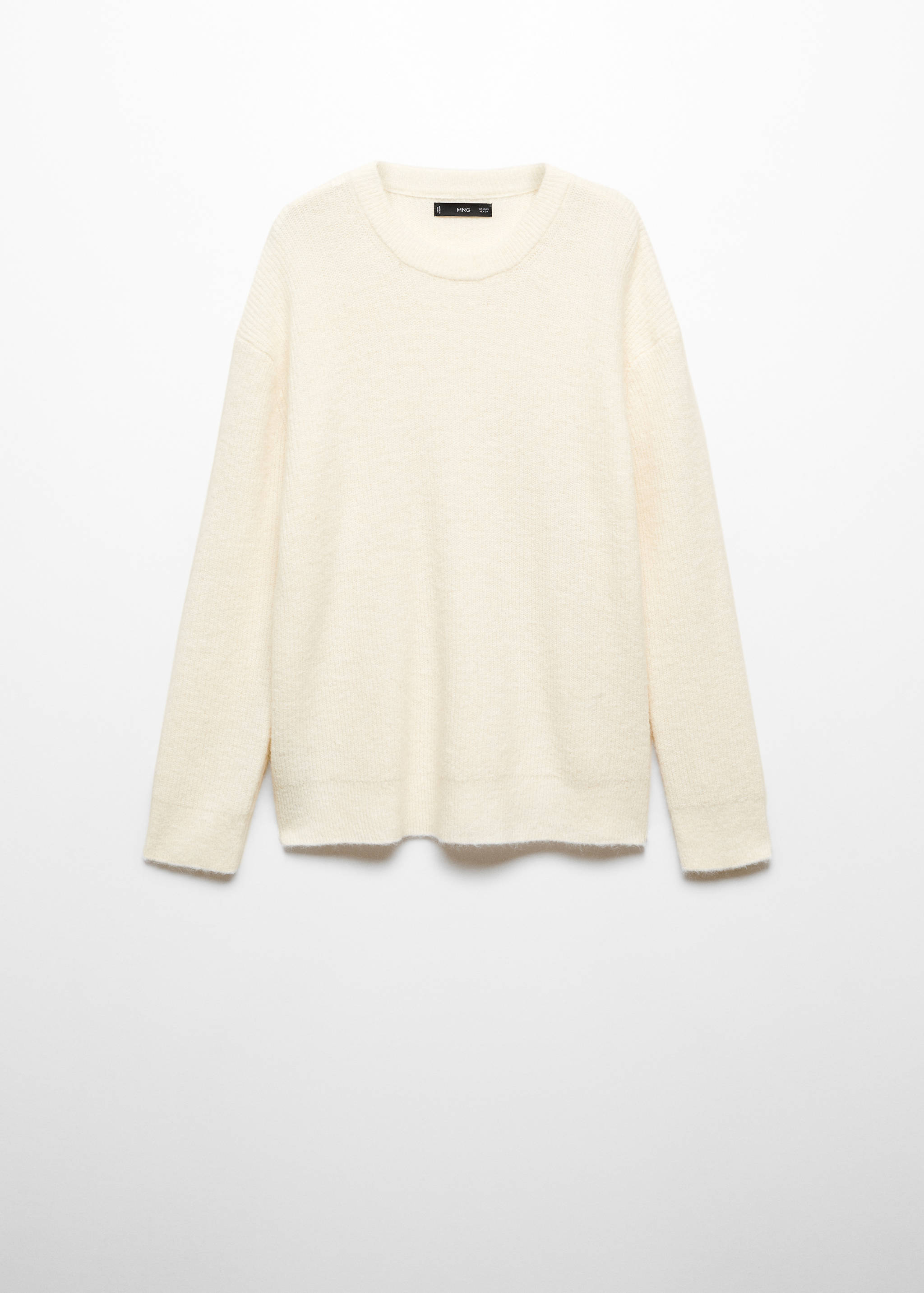 Straight round-neck sweater - Article without model