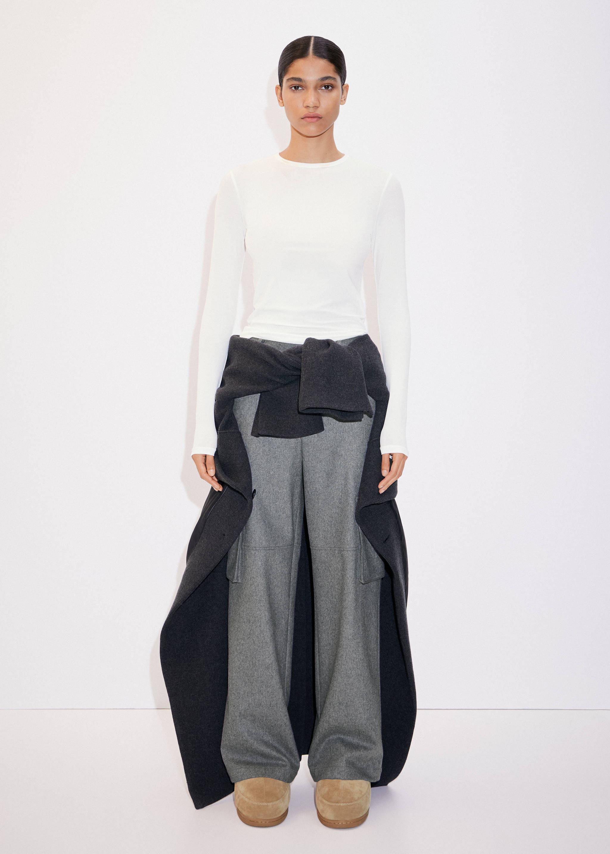 Samarreta màniga llarga coll rodó - Pla general