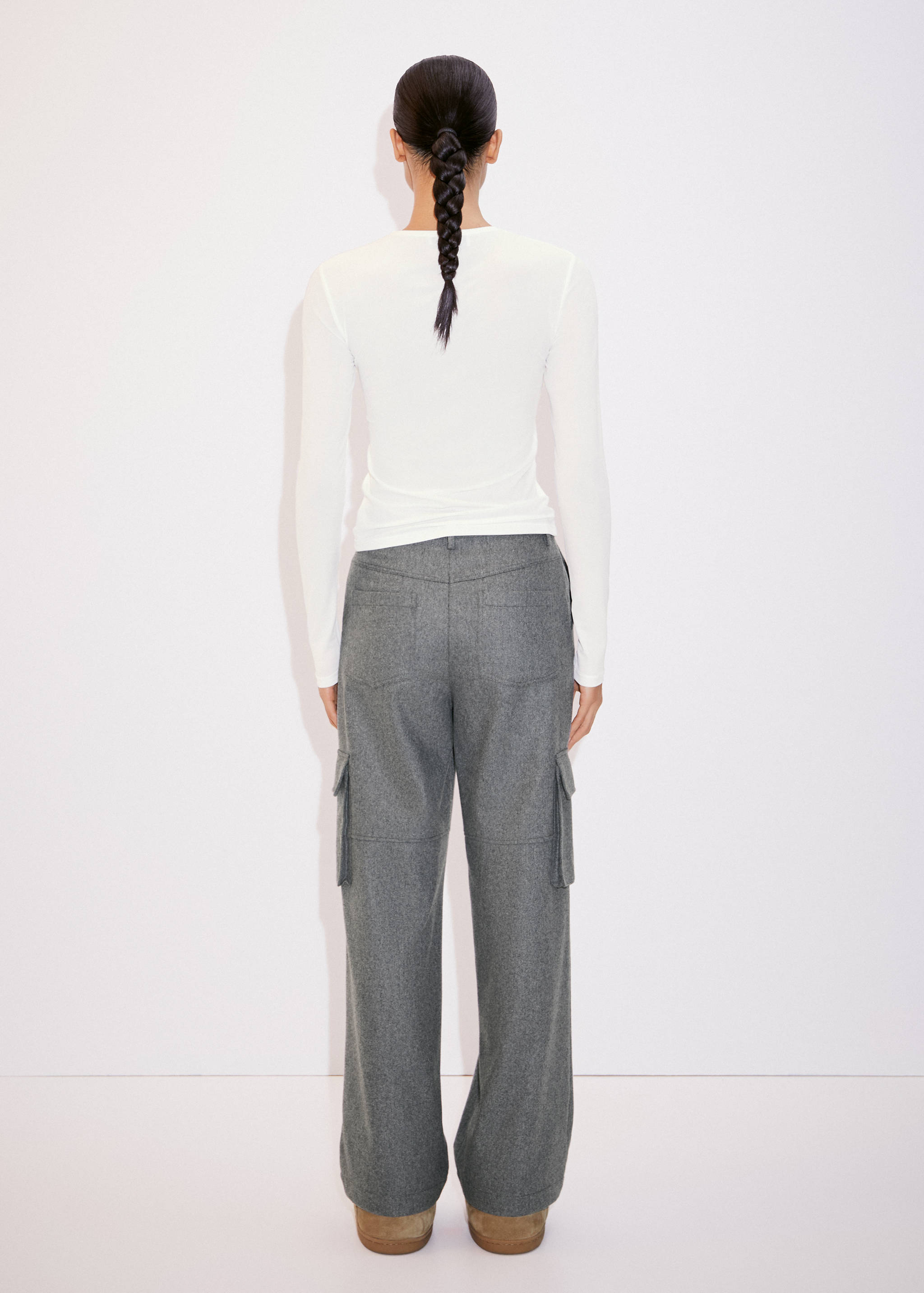 Samarreta màniga llarga coll rodó - Revers de l'article