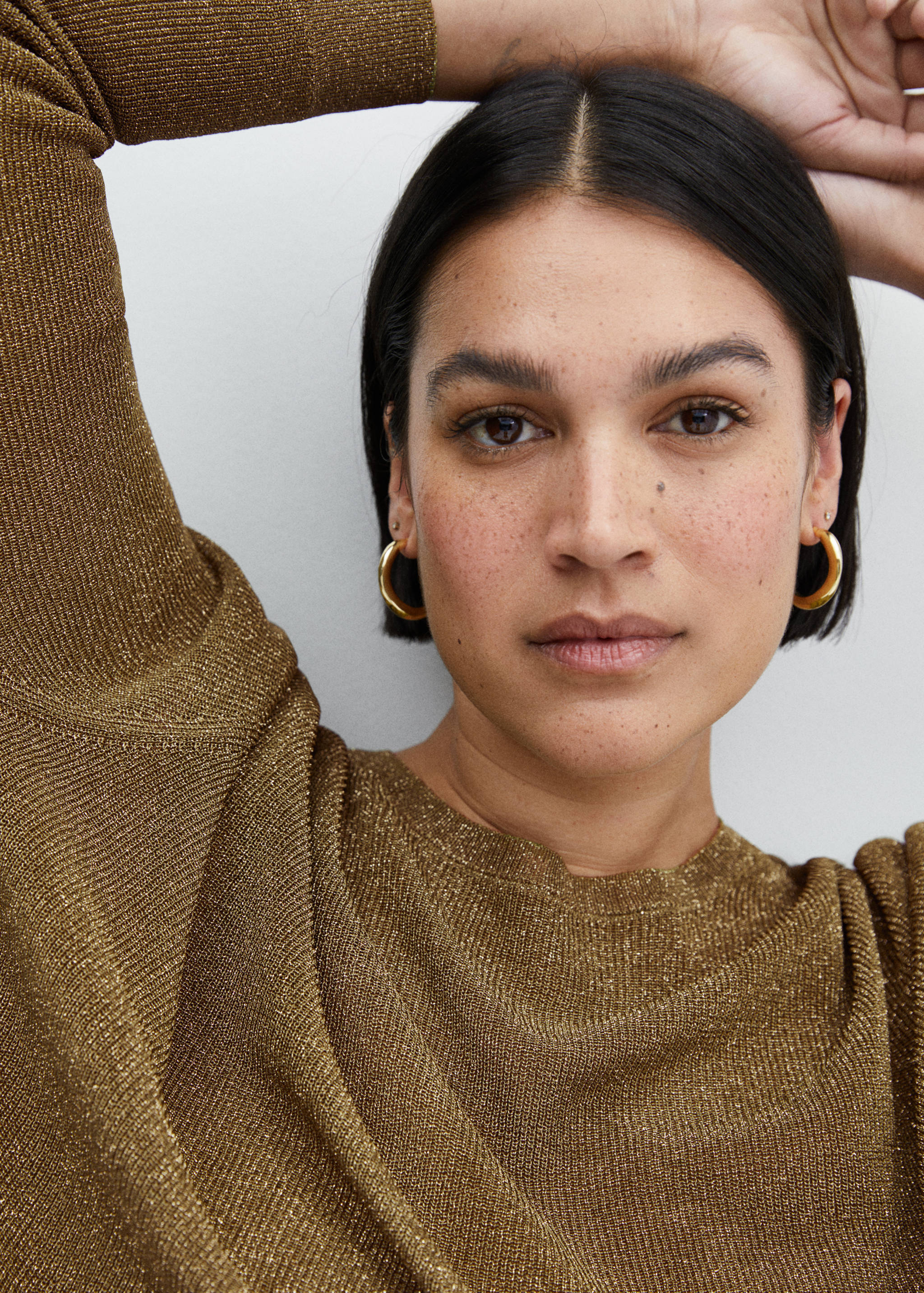 Jersey lúrex cuello redondo - Detalle del artículo 4