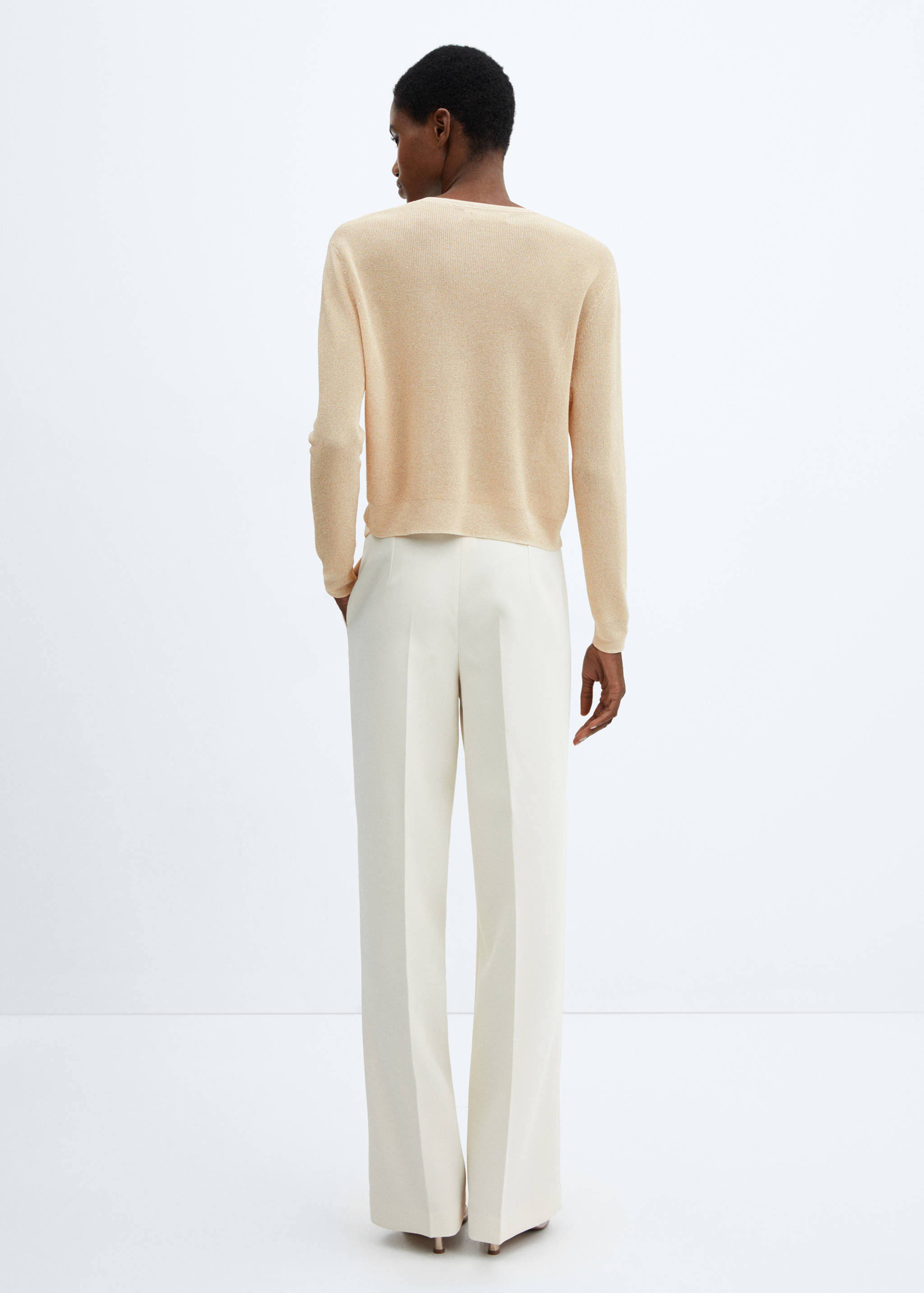 Jersey lúrex cuello redondo - Reverso del artículo