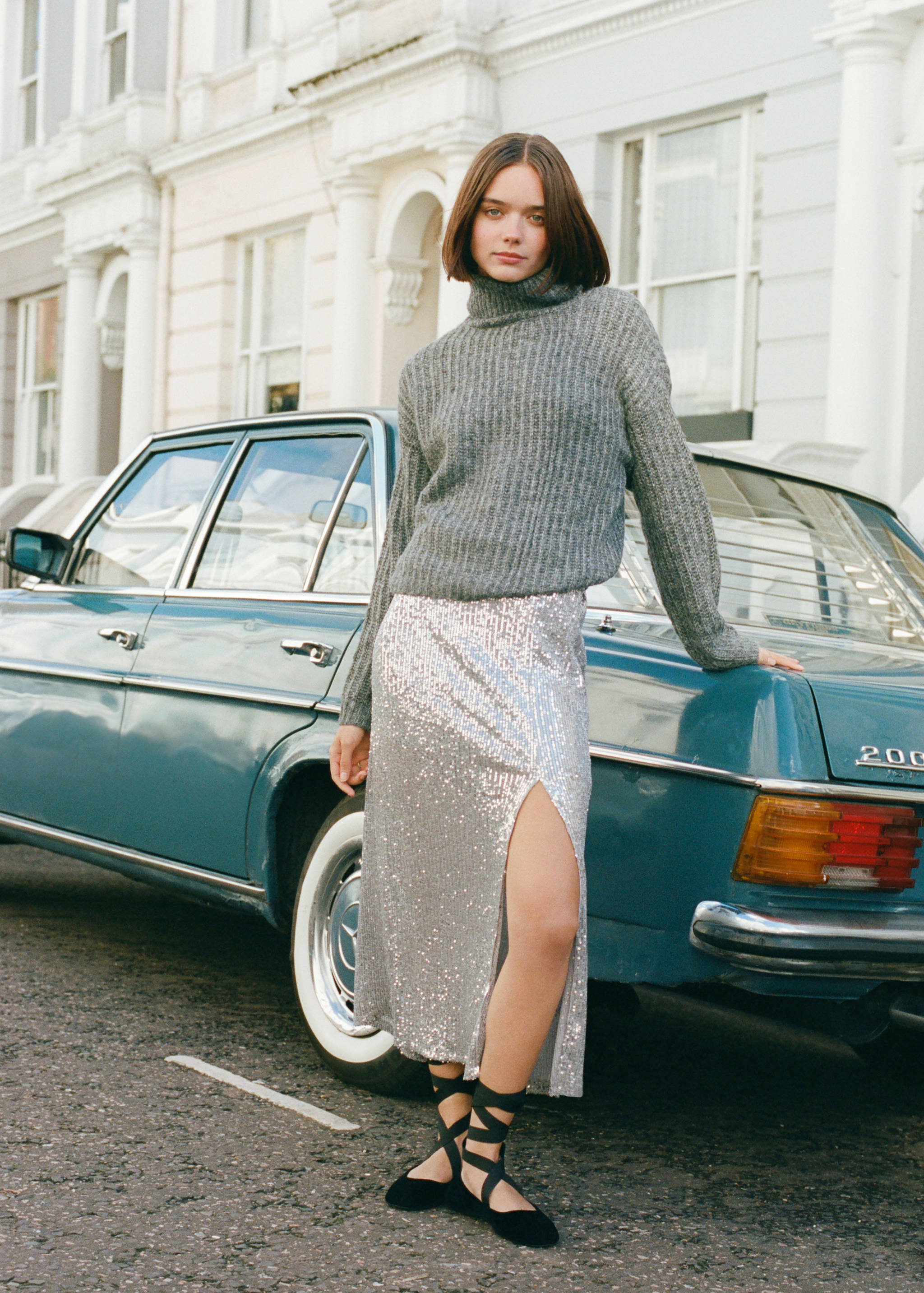 Ballerines velours nœud - Plan général