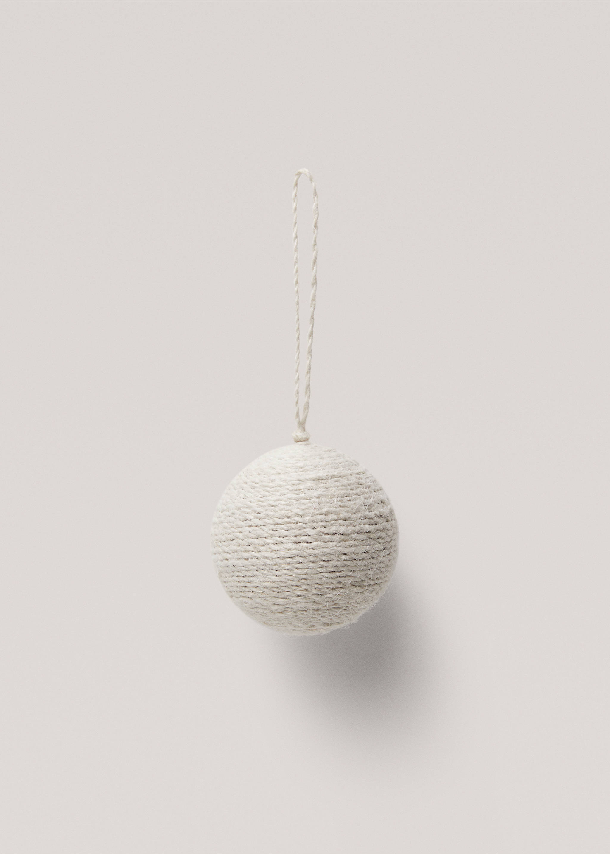 Jute ornamental ball S - Article without model, Ecru. Ref: 57039108-00.