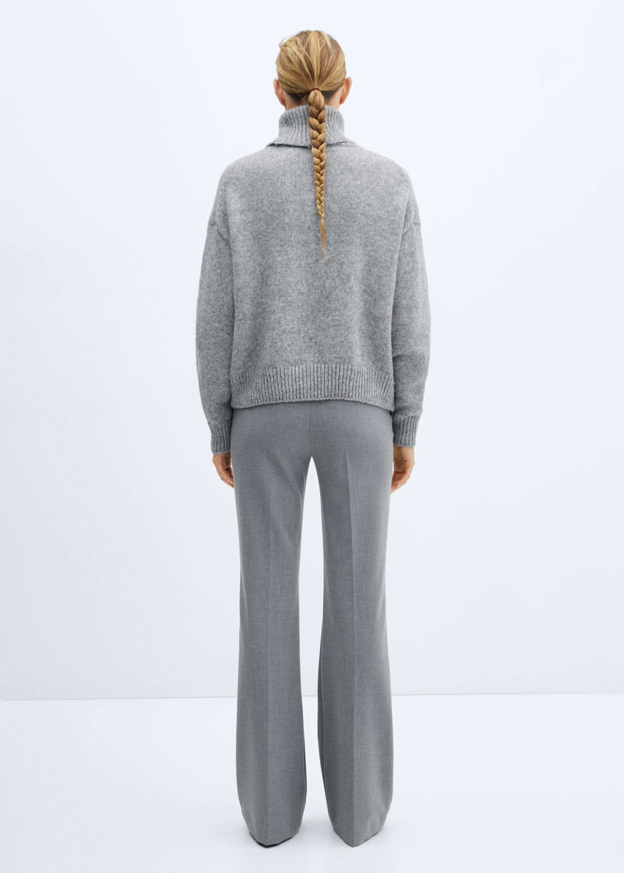 Jersey punto cuello vuelto - Reverso del artículo