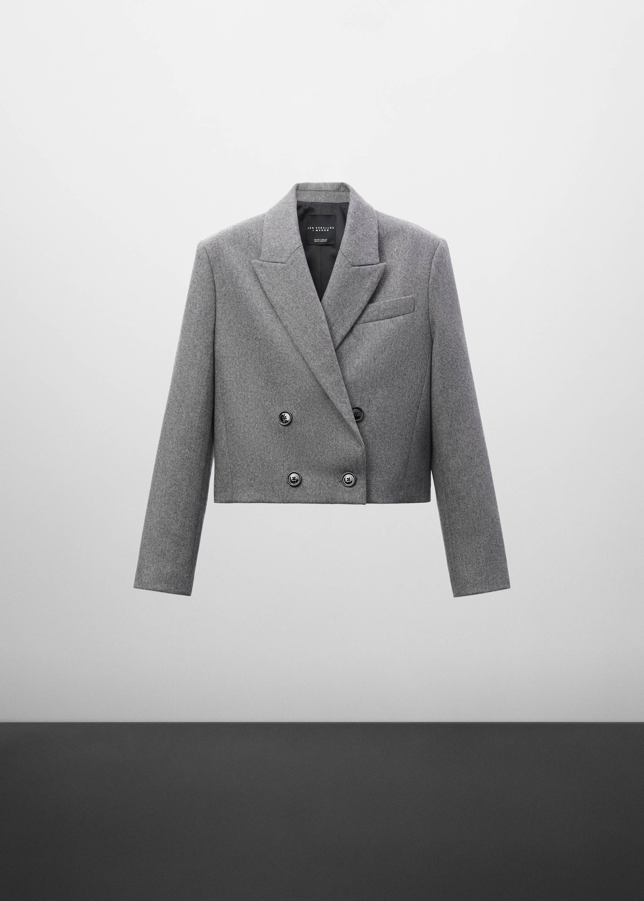 Veste crop laine - Article sans modèle