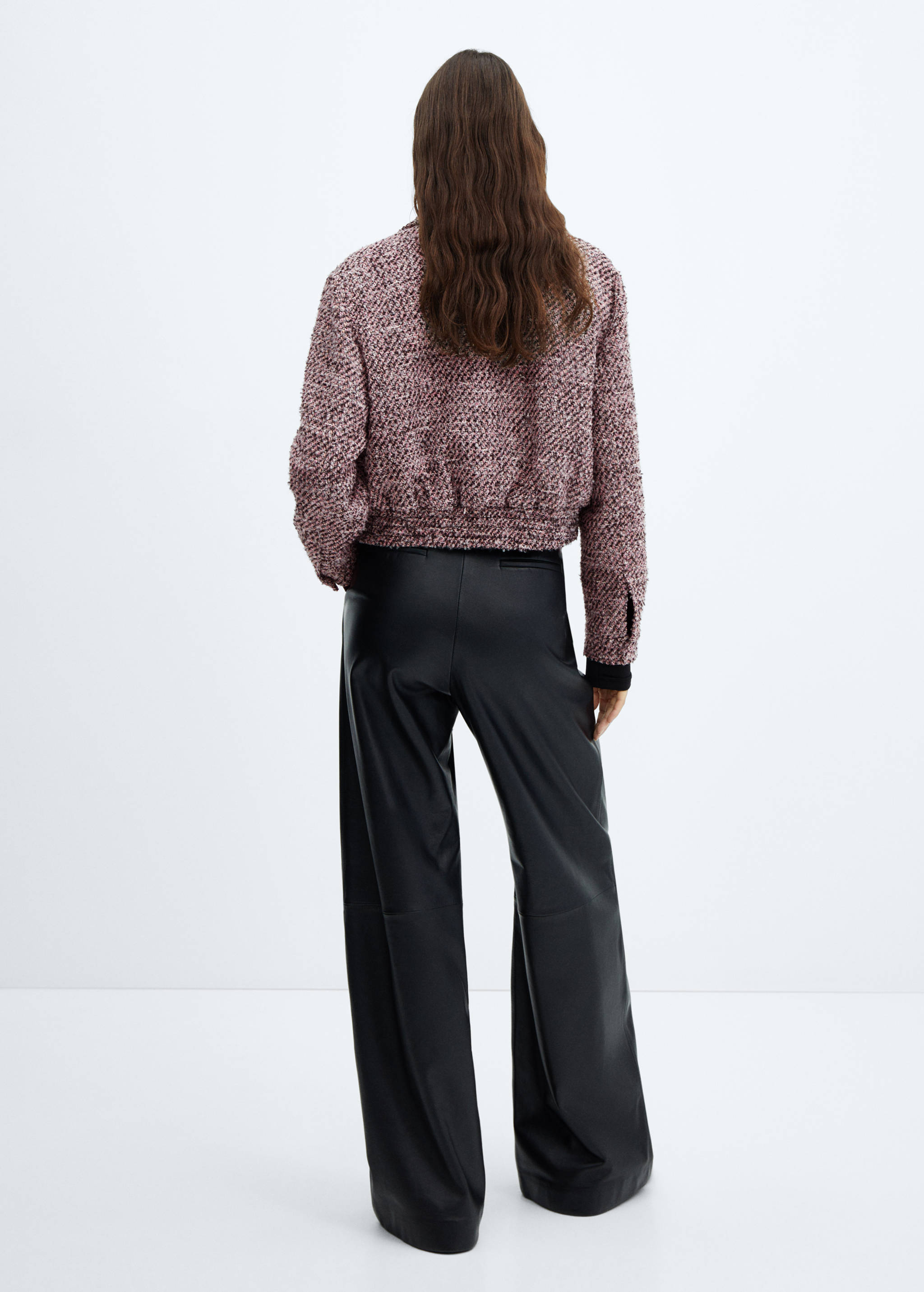 Tweed bomber jacket - Reverse of the article