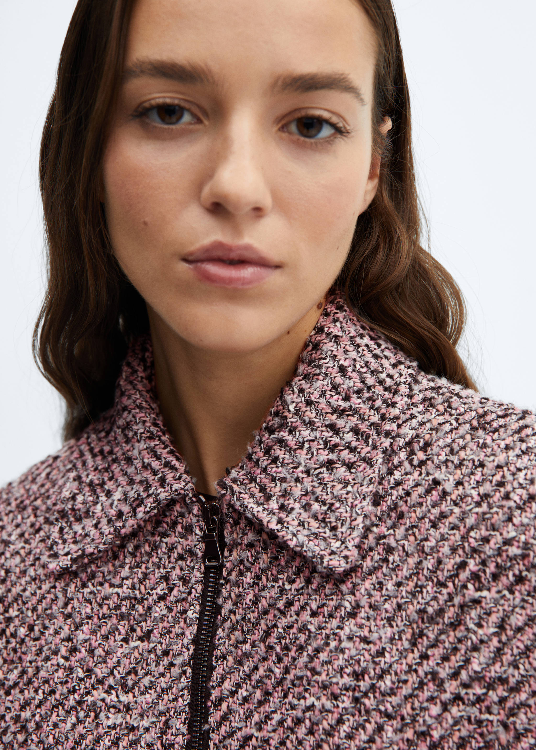 Tweed bomber jacket - Details of the article 1