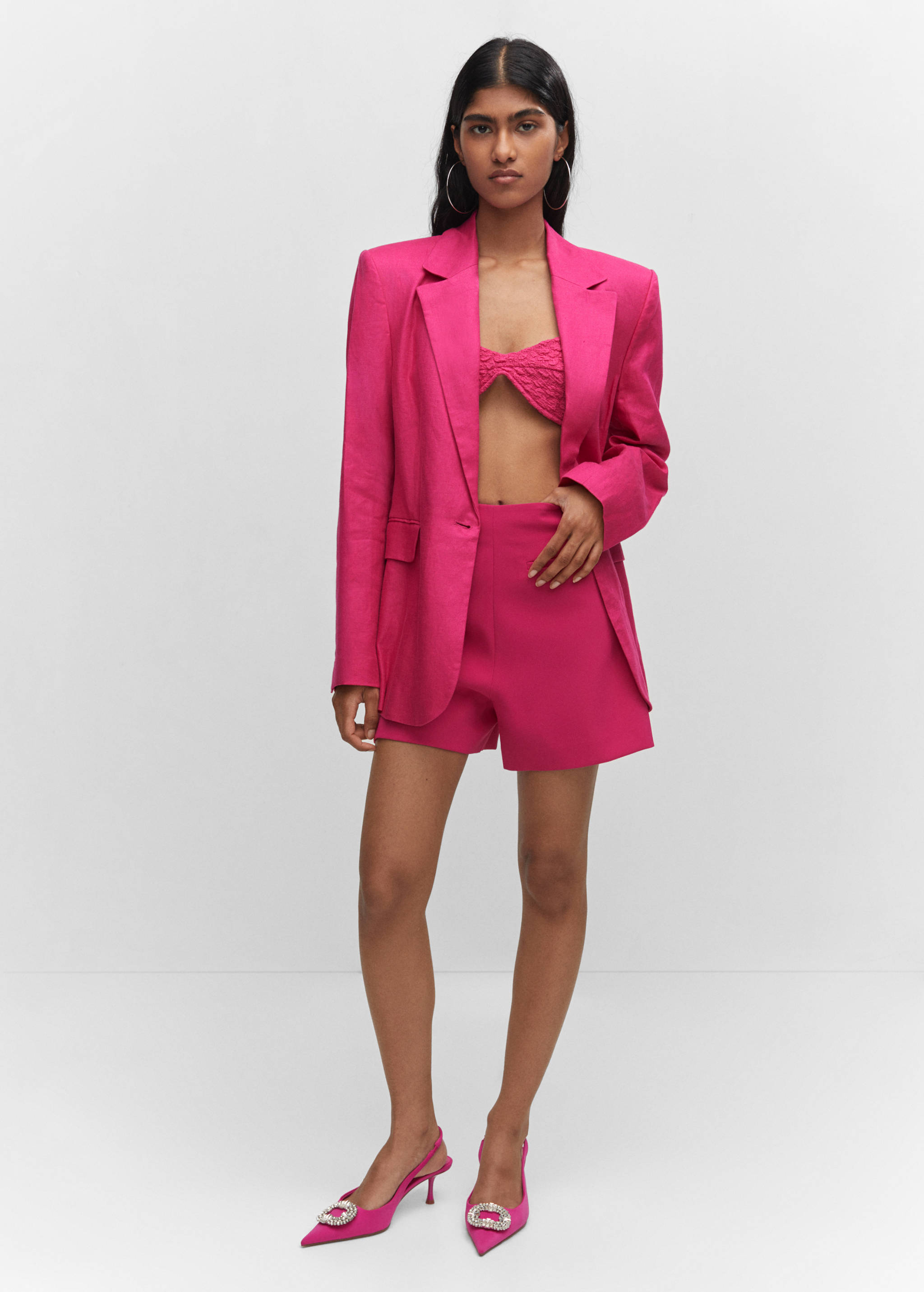 Chaussures pointues détail strass - Plan général