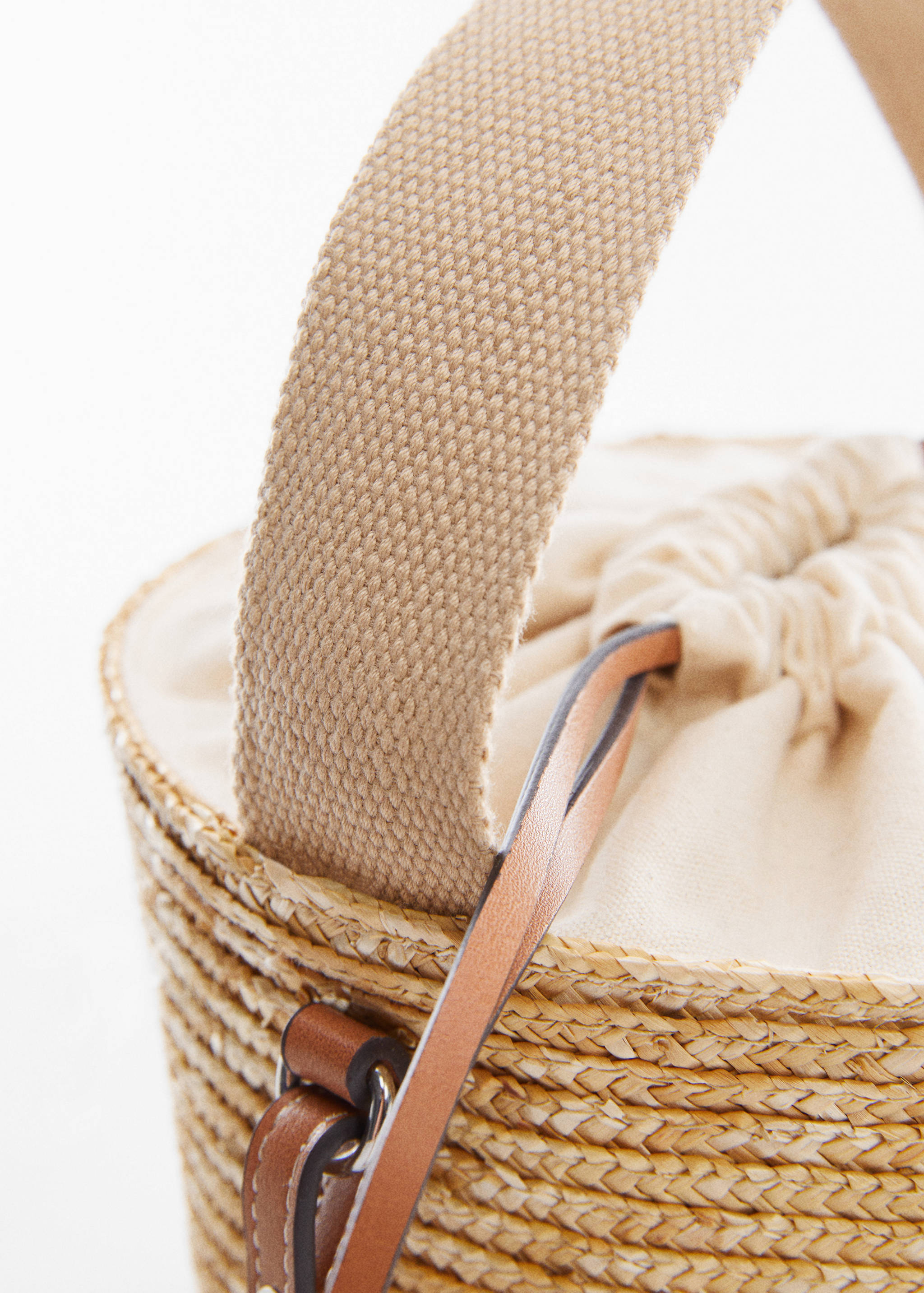 Bucket Bag aus Naturfaser - Detail des Artikels 1