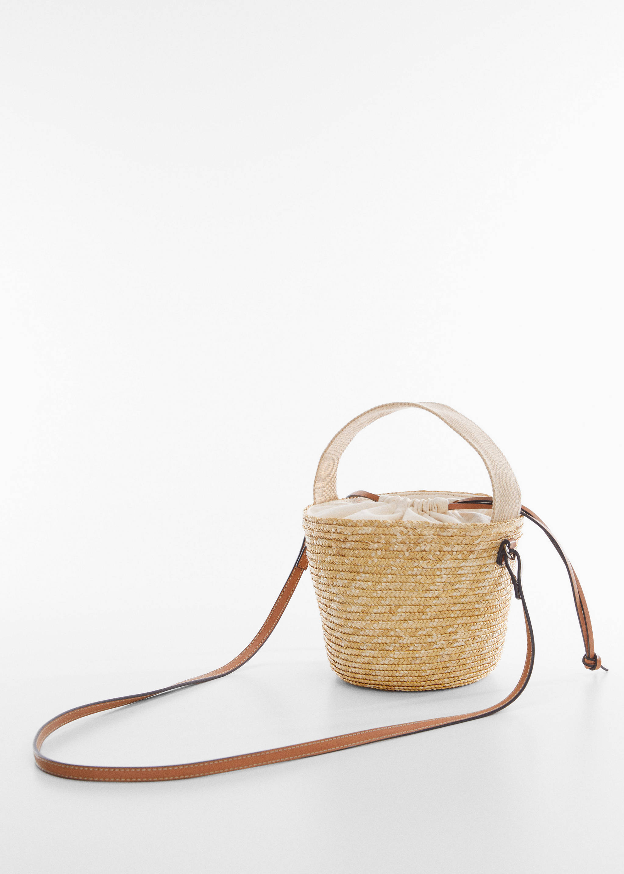 Bucket Bag aus Naturfaser - Detail des Artikels 2
