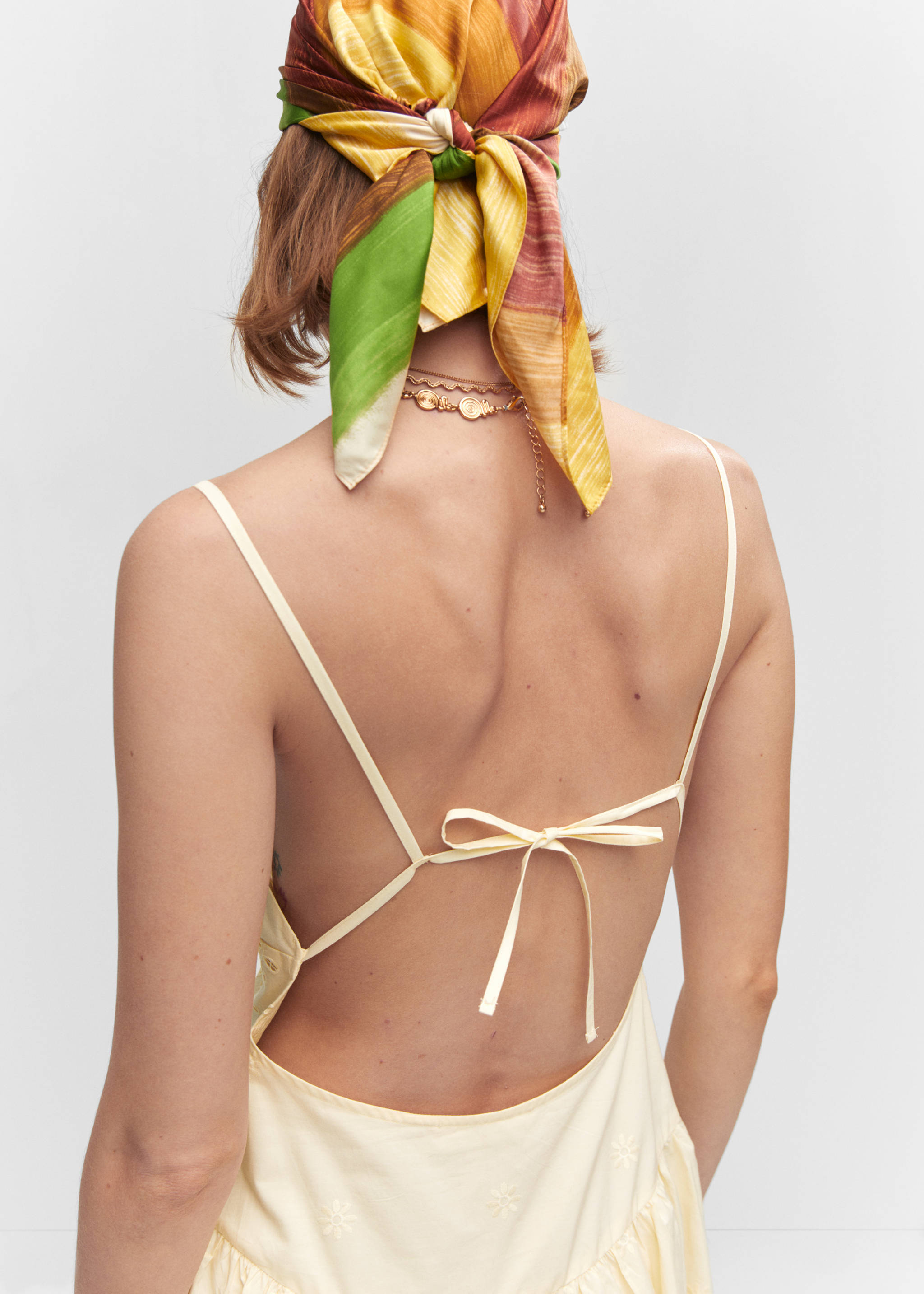 Φόρεμα πουκάμισο κεντητές λεπτομέρειες - Λεπτομέρεια του προϊόντος 6