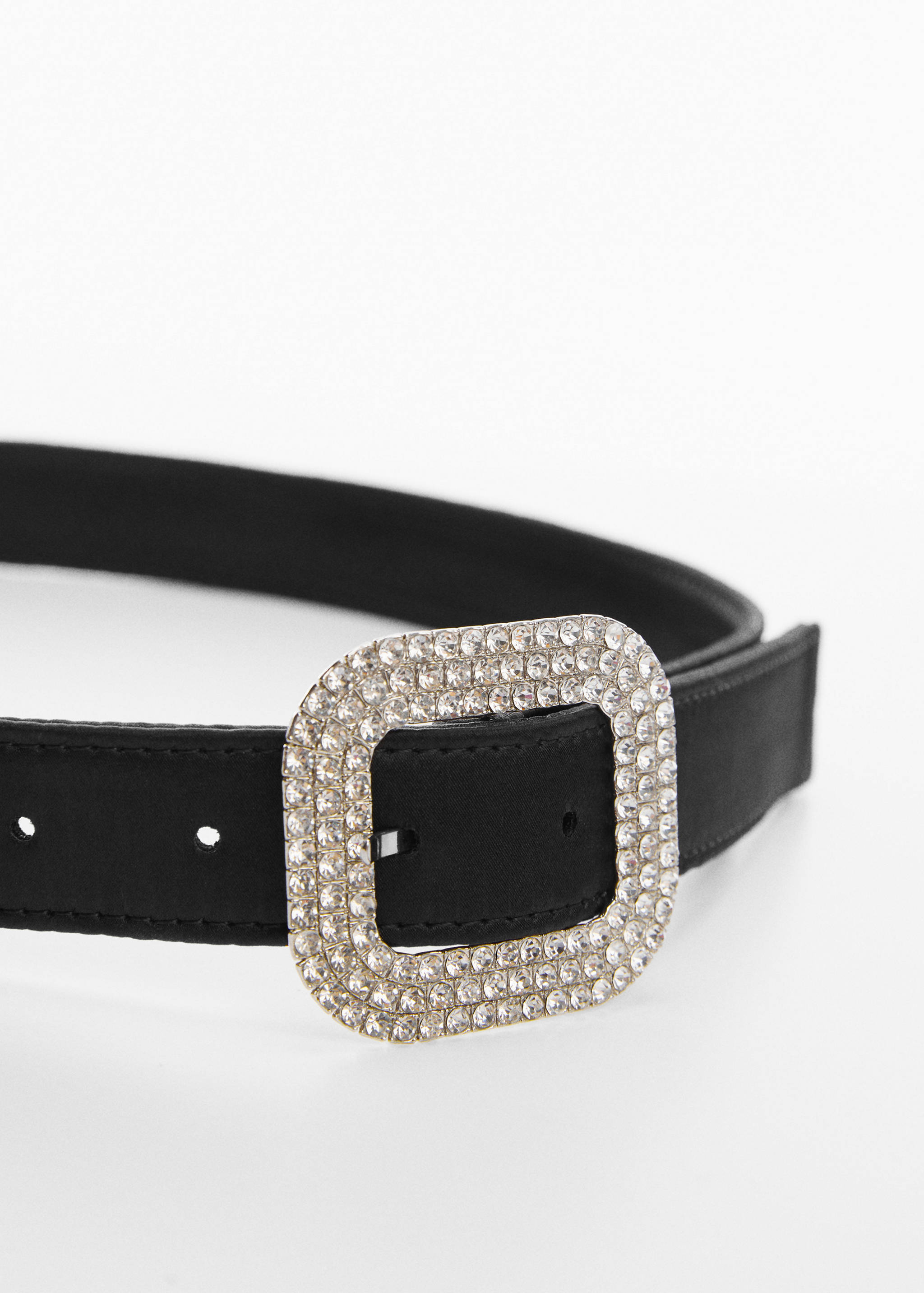 Strass buckle belt - Medium plane