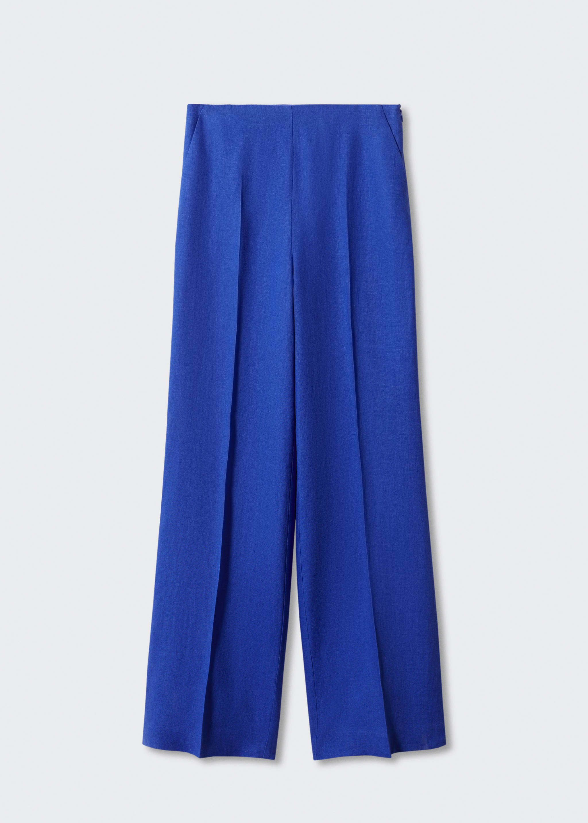 100% linen wide leg trousers - Article without model