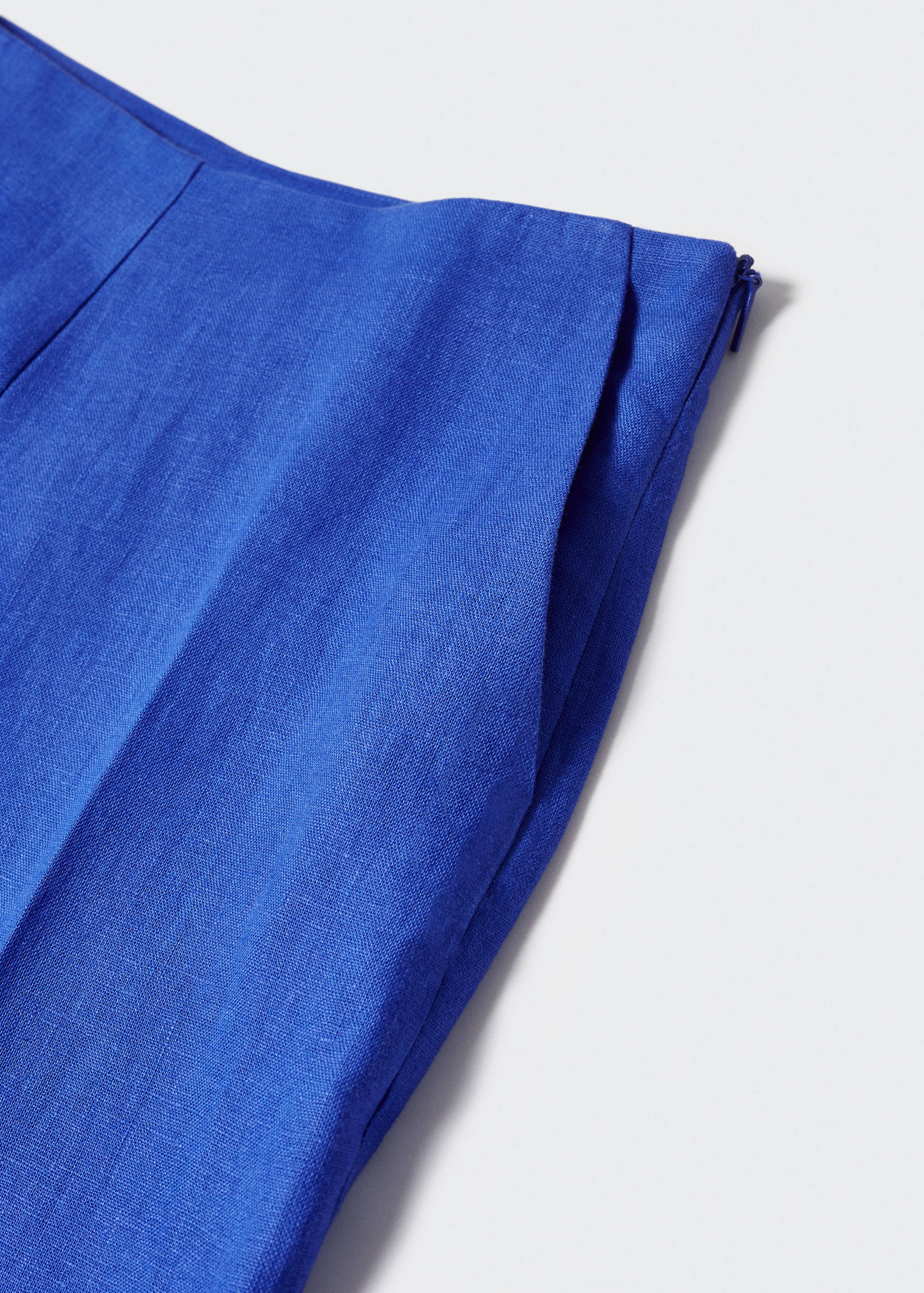 100% linen wide leg trousers - Details of the article 8