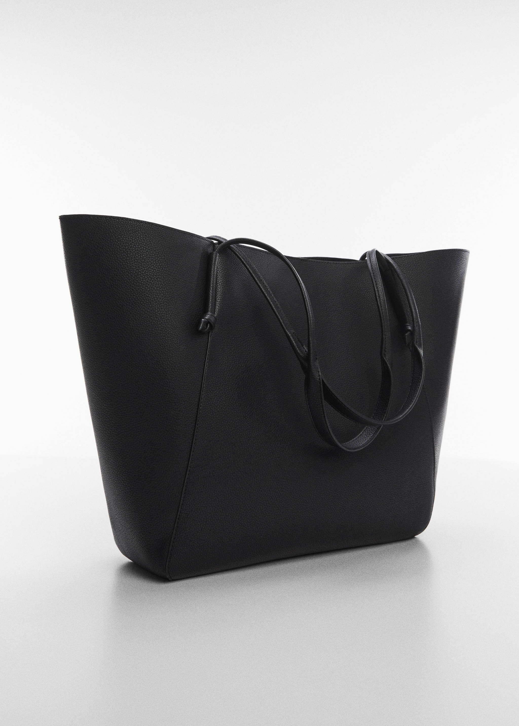 Knot handle shopper bag - Medium plane