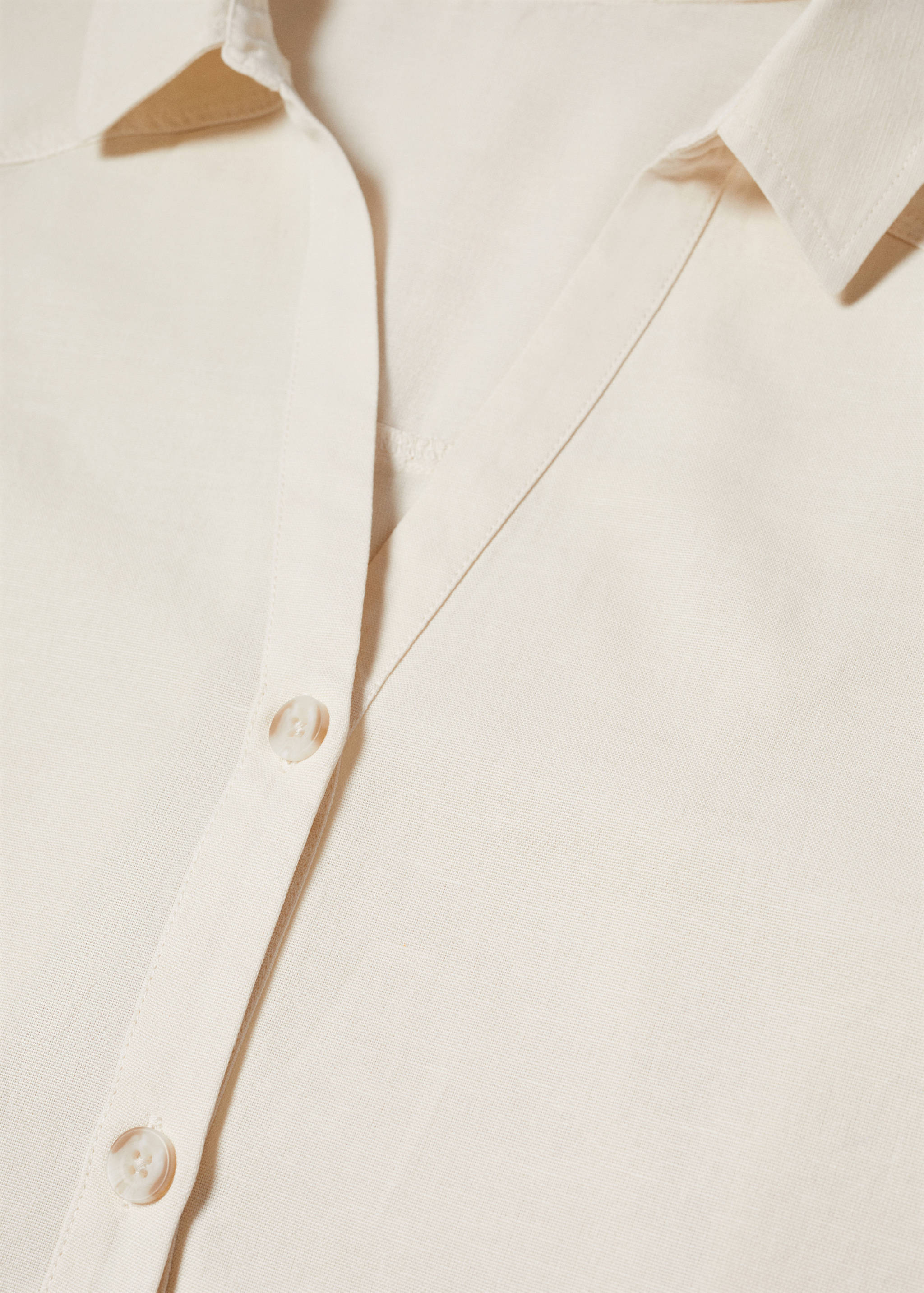 Cotton linen-blend shirt - Details of the article 8
