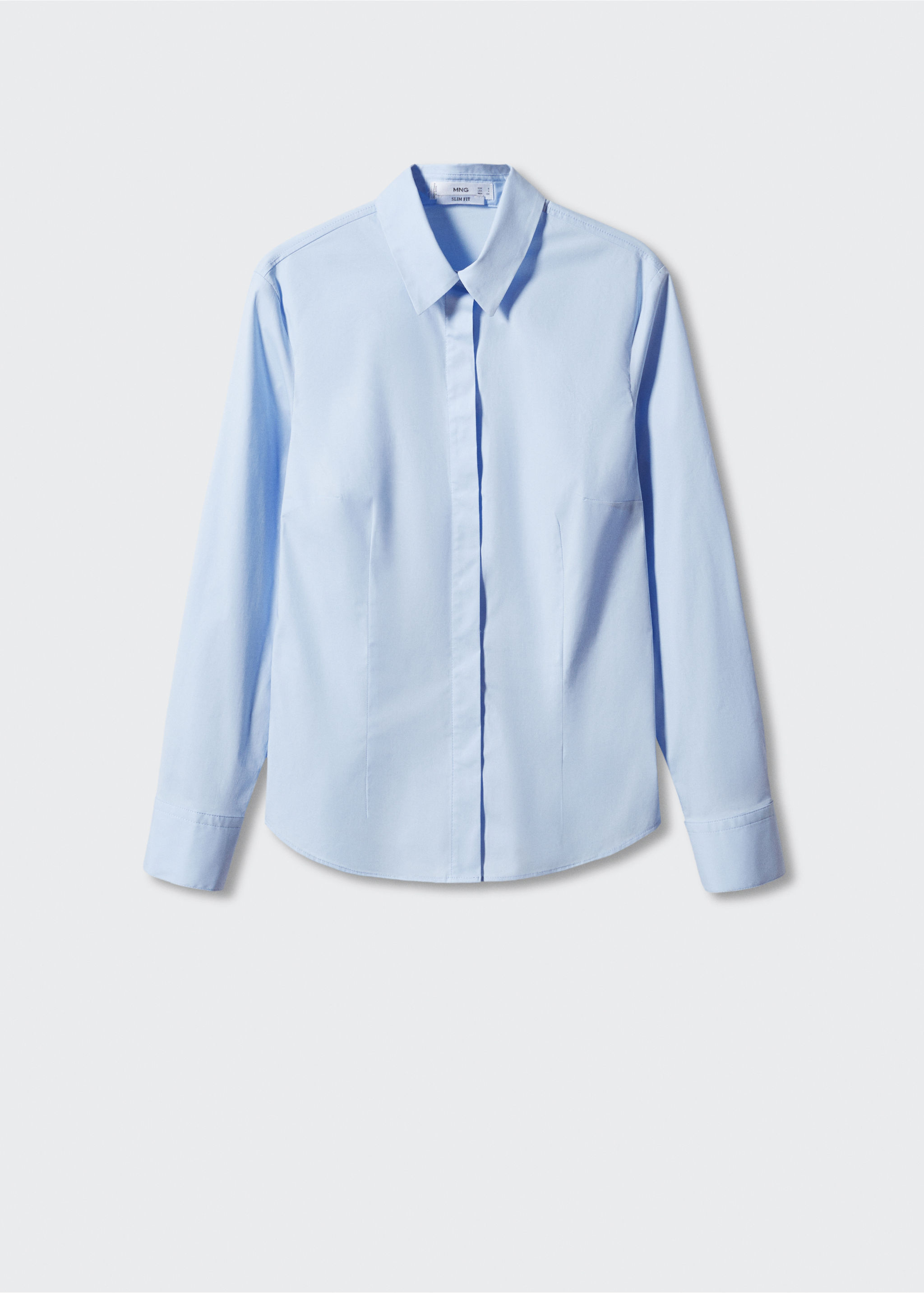 Fitted cotton shirt - Article without model