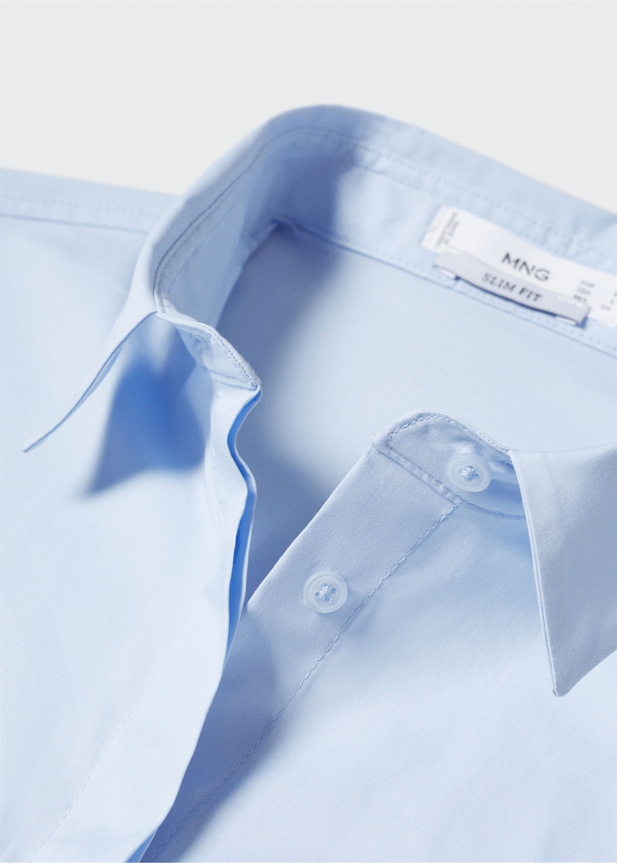 Fitted cotton shirt - Details of the article 8