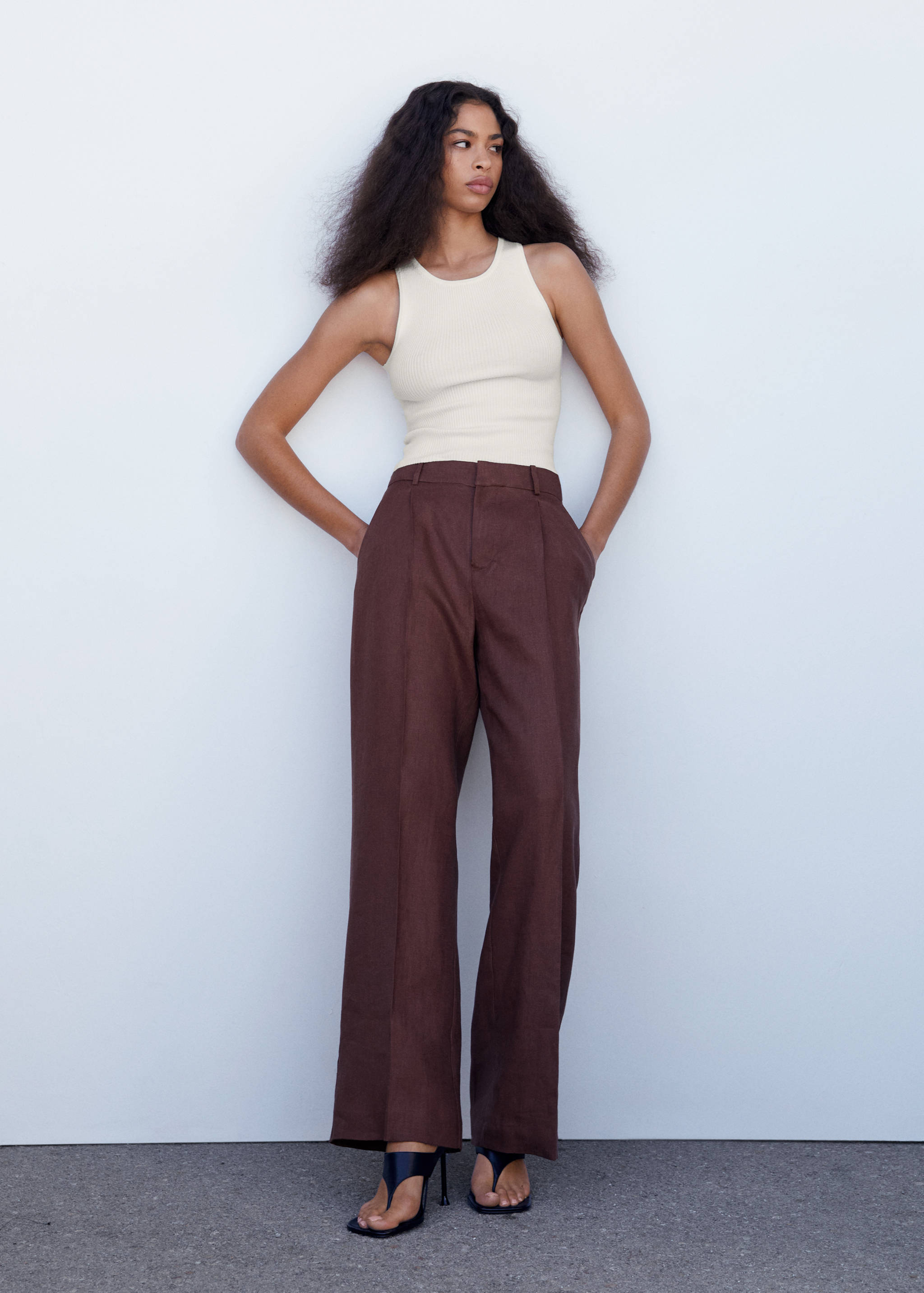 Open back knitted top - General plane