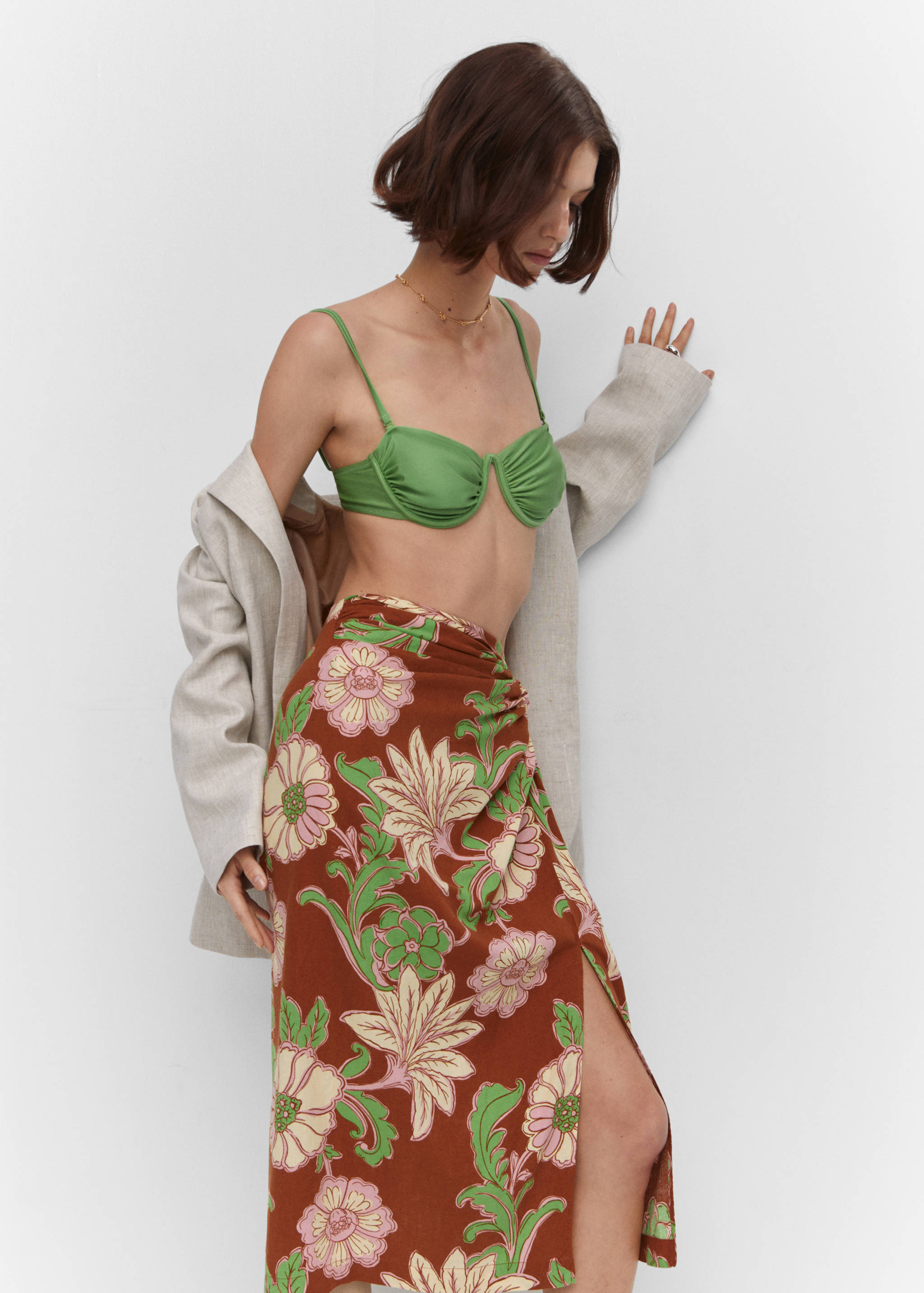 Falda estampada nudo - Detalle del artículo 1