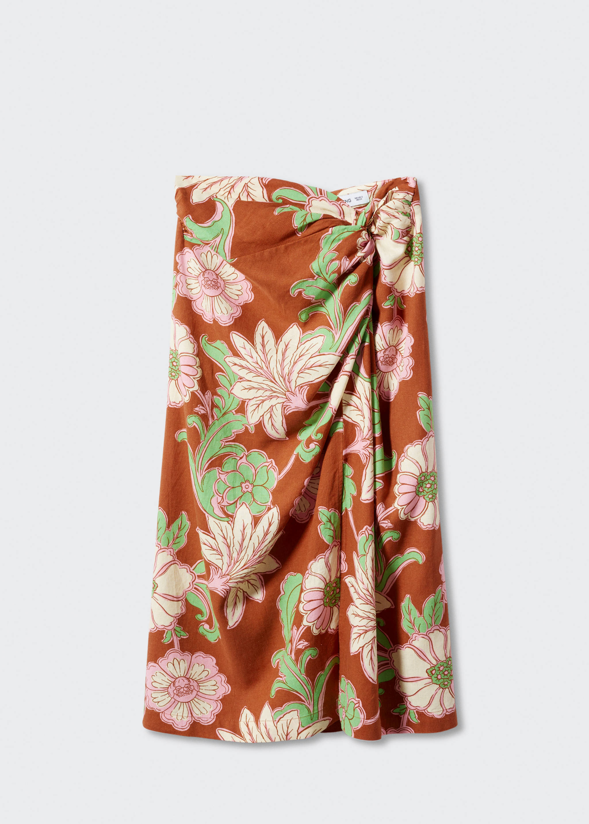 Falda estampada nudo - Artículo sin modelo