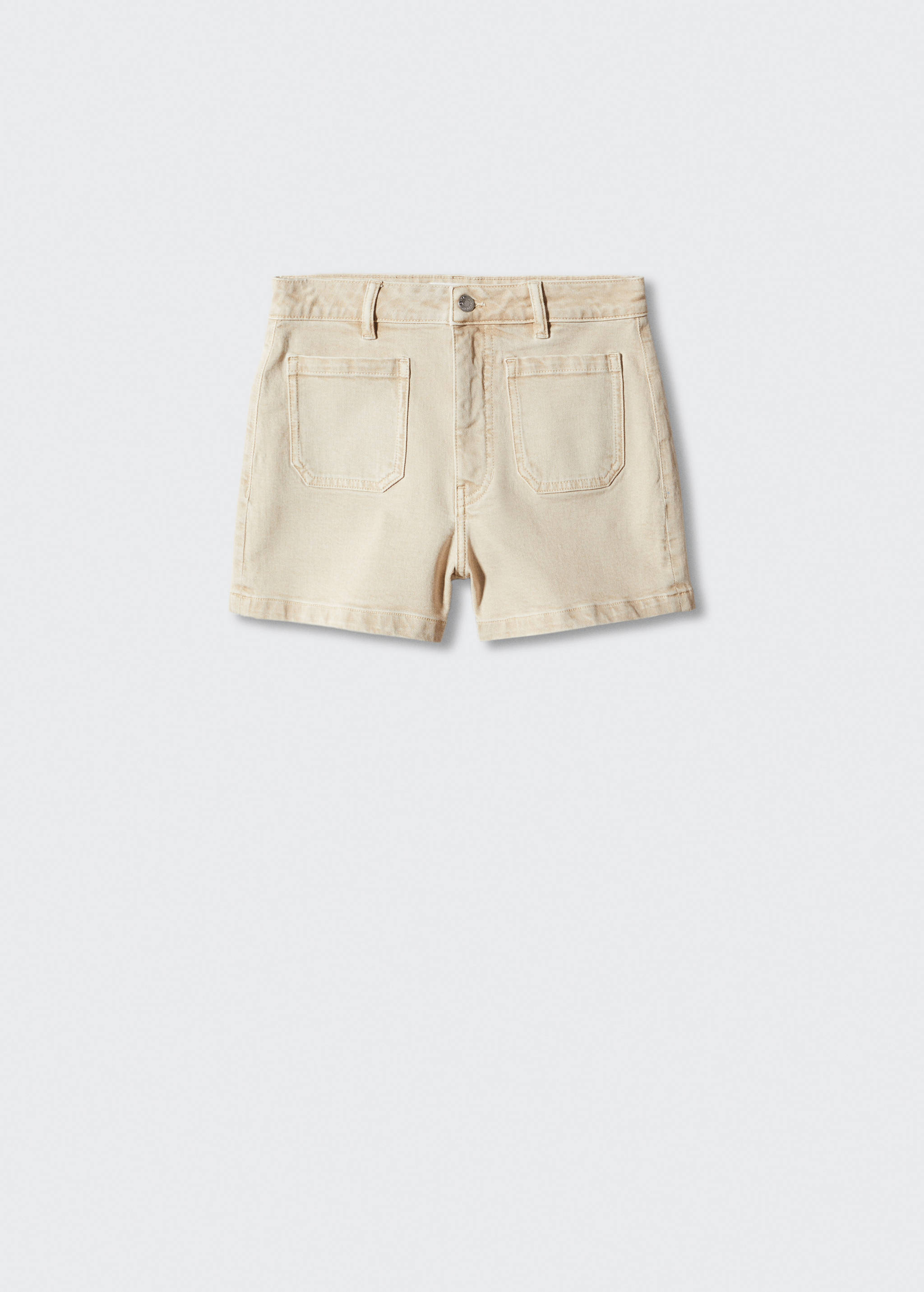 Denim shorts with pockets - Article without model