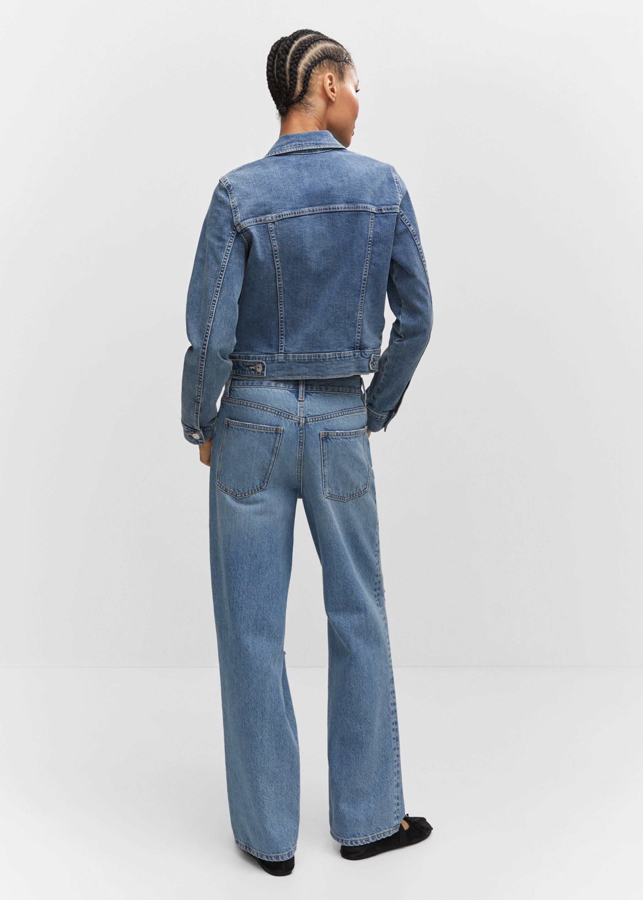 Blouson jean poches - Verso de l’article