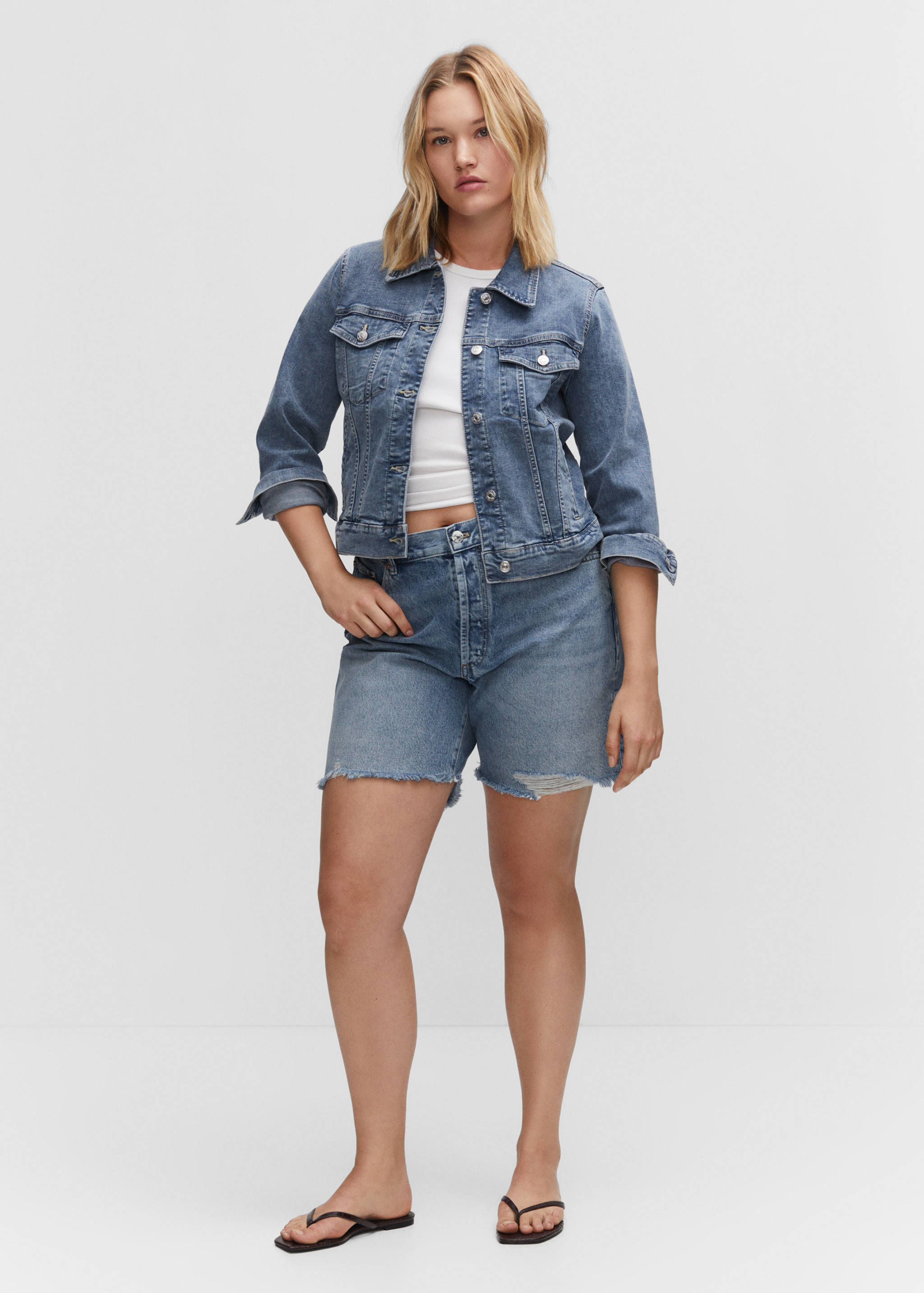 Blouson jean poches - Détail de l'article 3