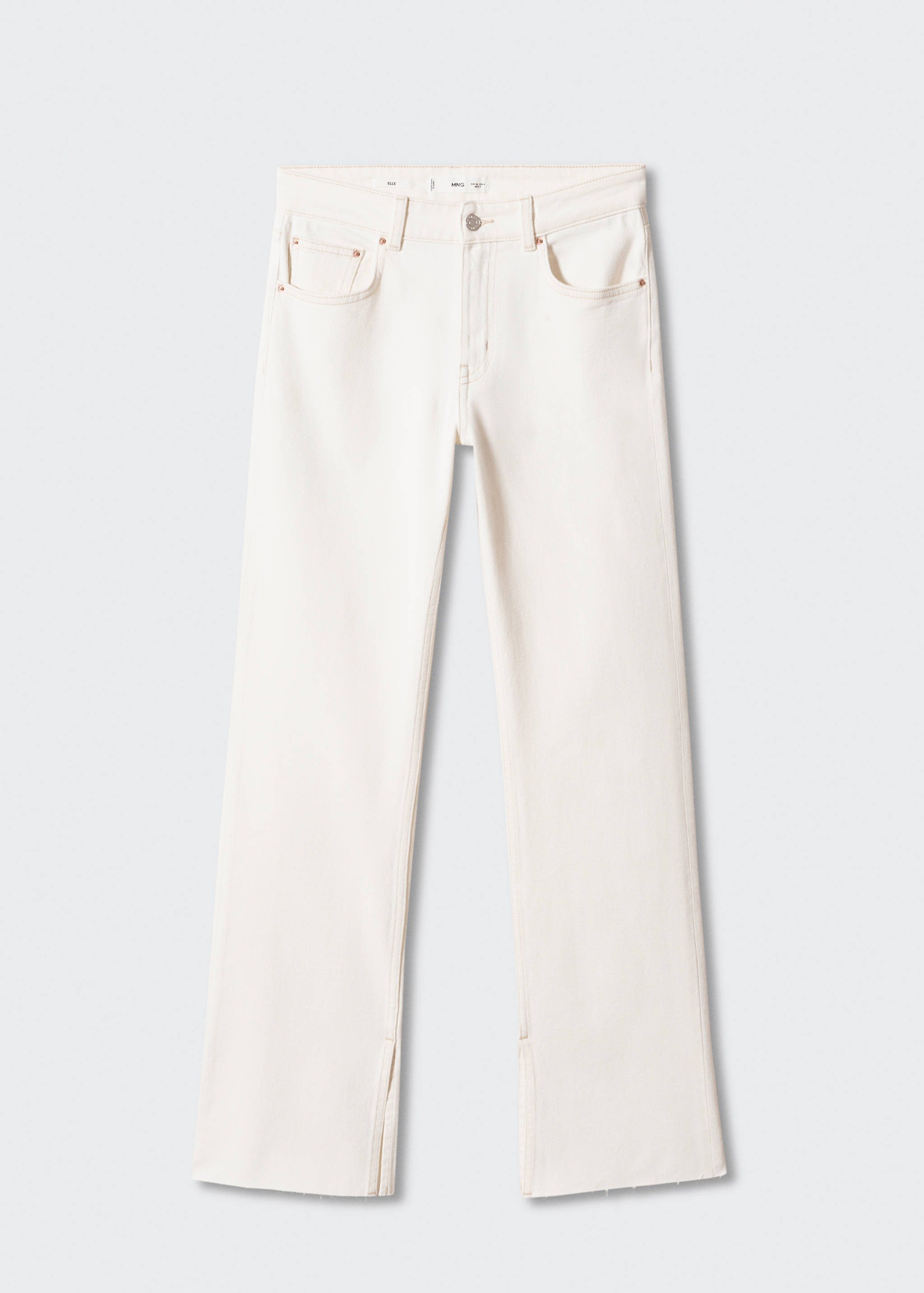 Jean droit taille normale ouvertures - Article sans modèle