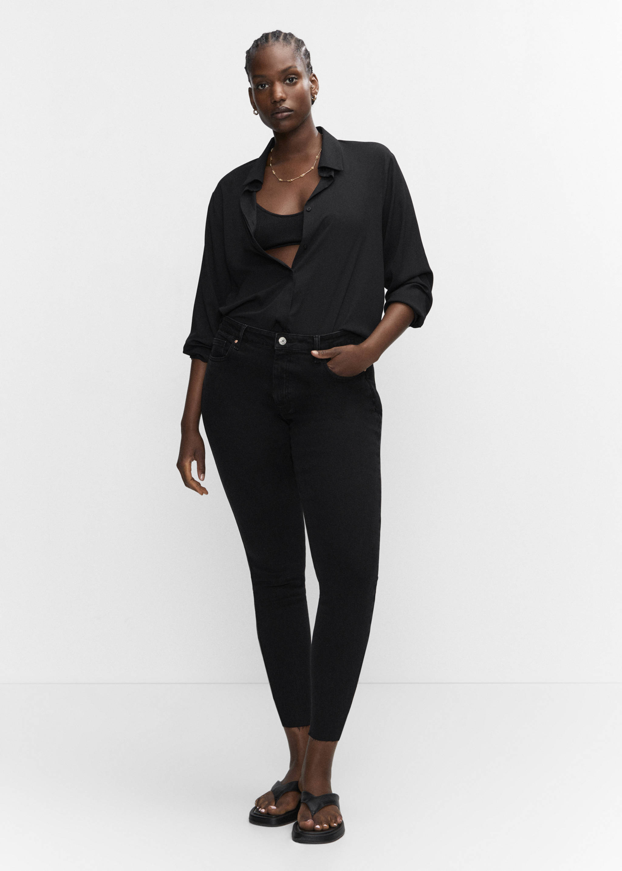 Skinny-Jeans in Cropped-Länge - Detail des Artikels 6