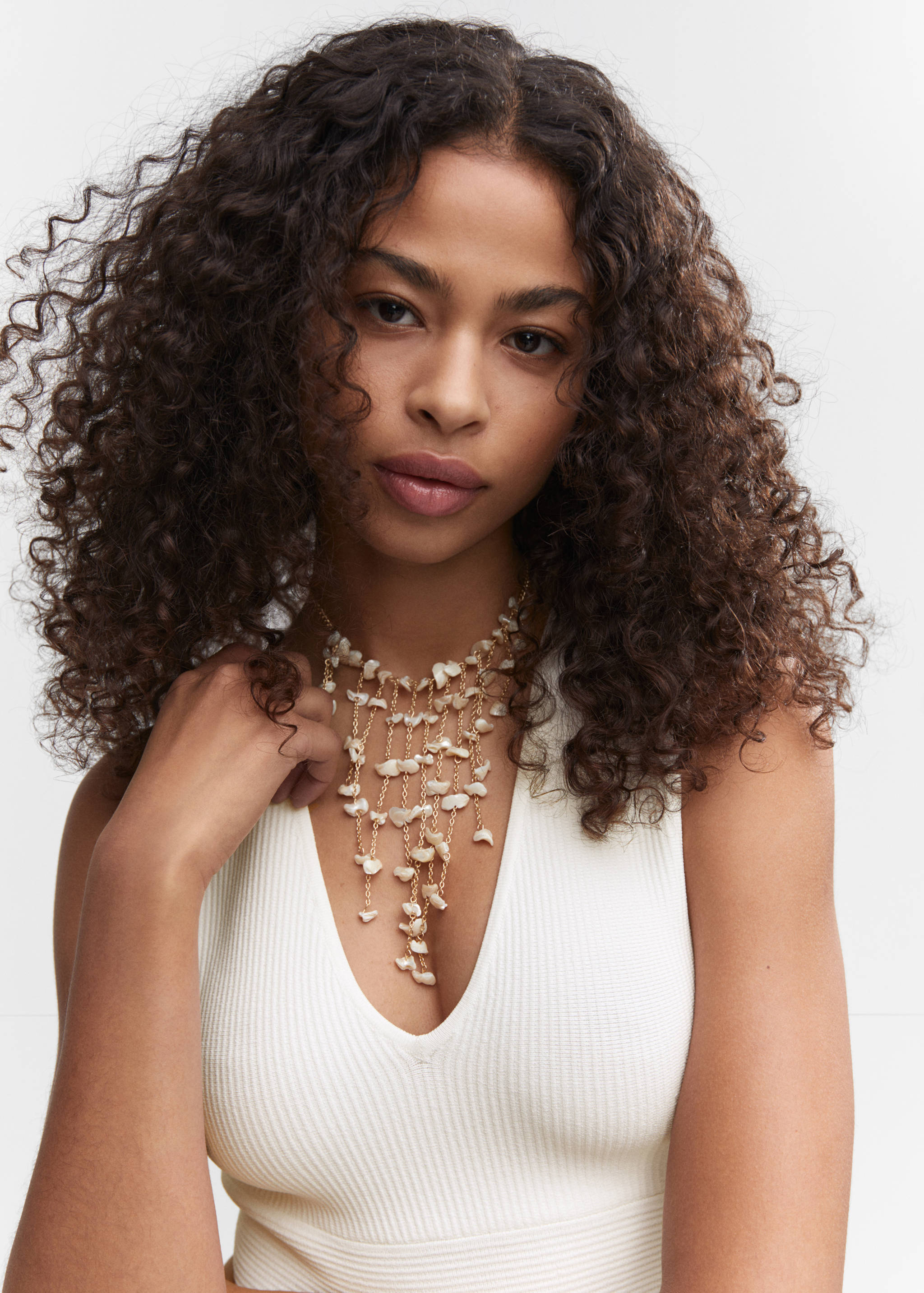 Ribbed crop top - Details of the article 1