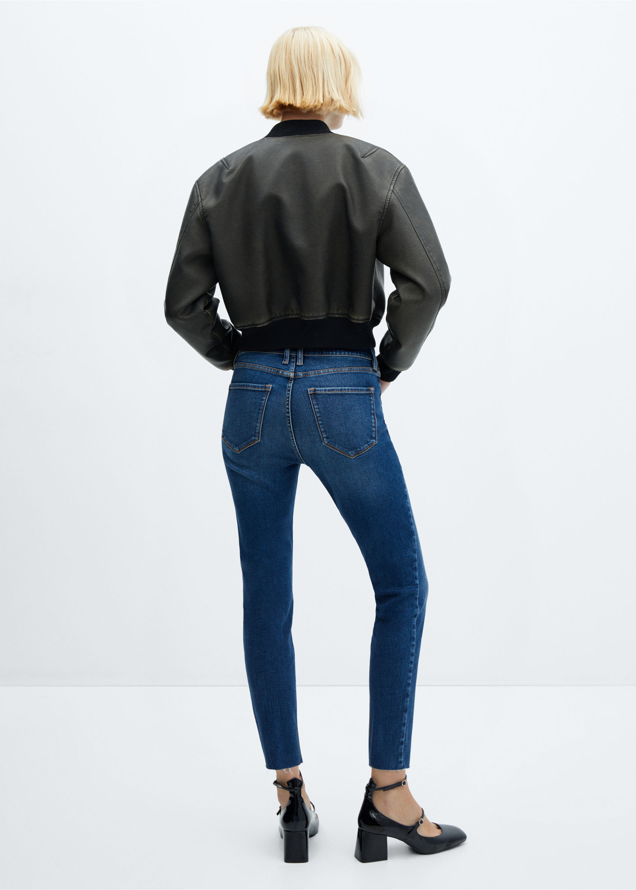 Skinny crop jeans - Achterkant van het artikel