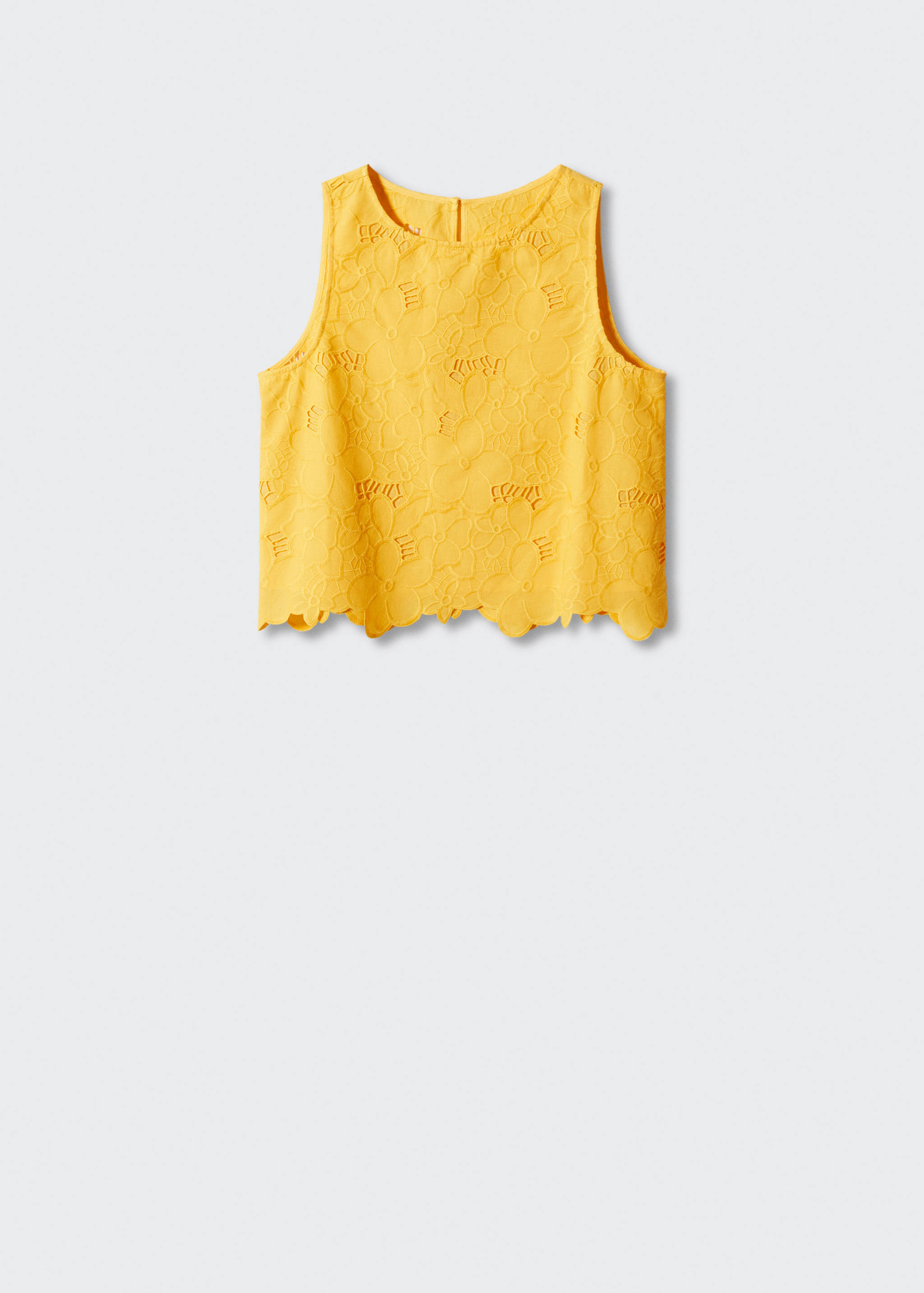 Blouse broderies ajourées - Article sans modèle