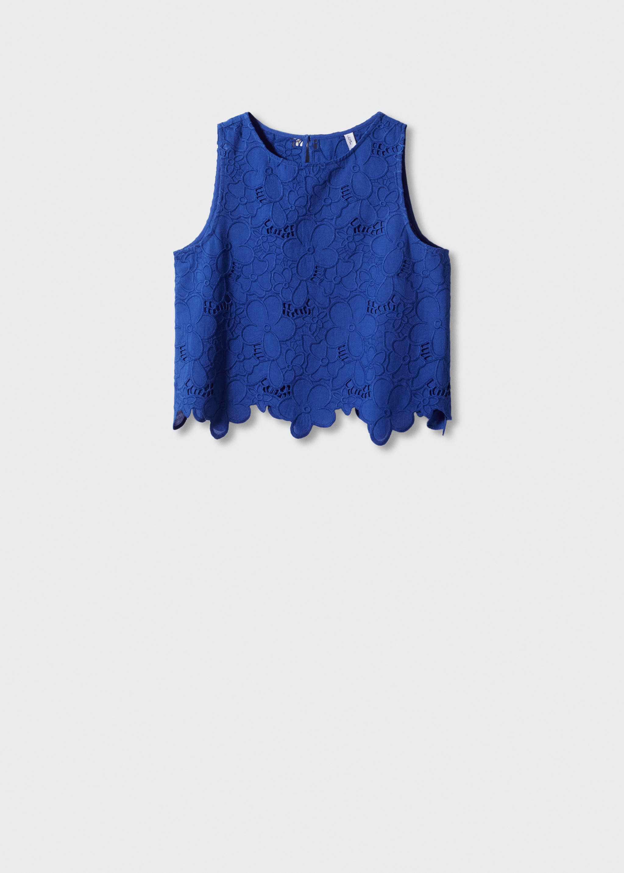 Blouse broderies ajourées - Article sans modèle
