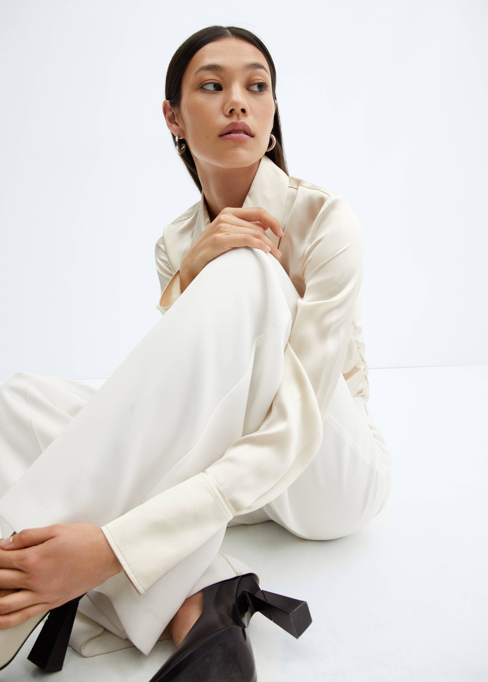 Pantalons palazzo tir alt - Detall de l'article 1