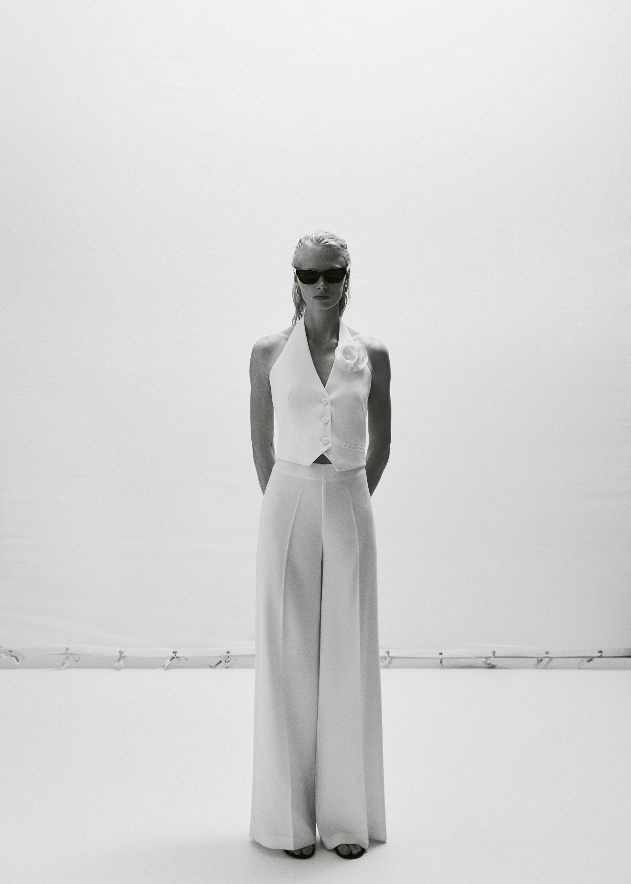 Pantalons palazzo tir alt - Detall de l'article 7