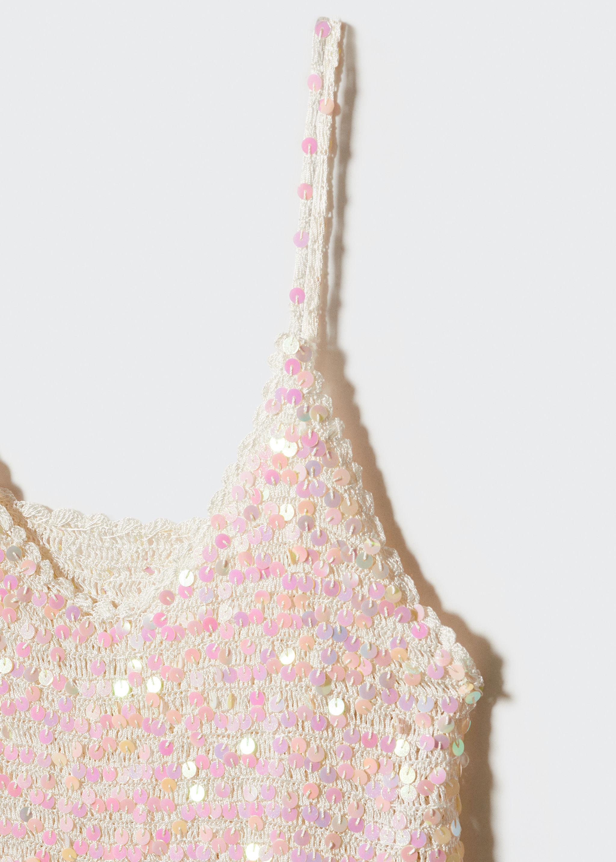 Sequined crochet top - Details of the article 8