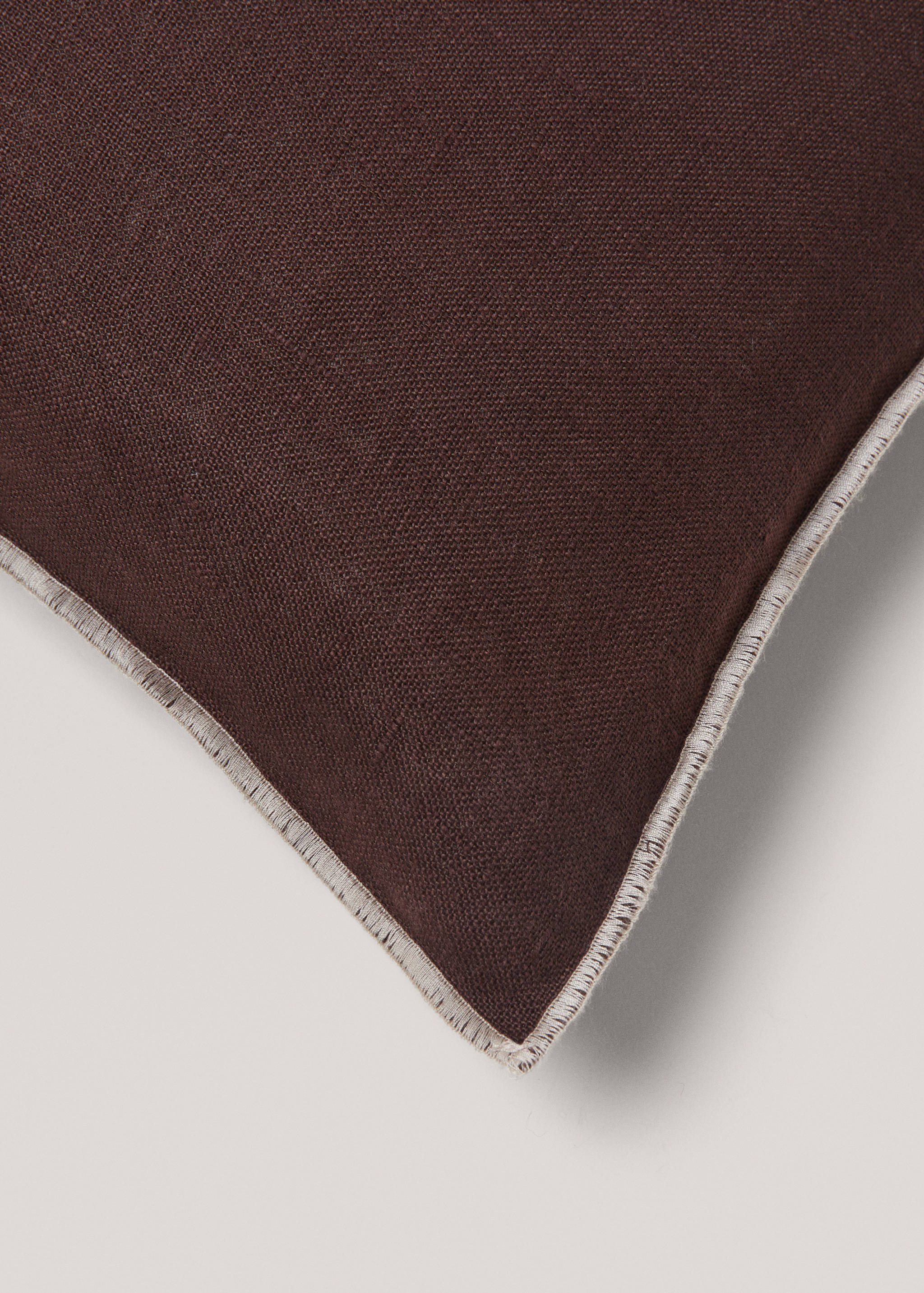 100% linen cushion case 45x45cm - Details of the article 2