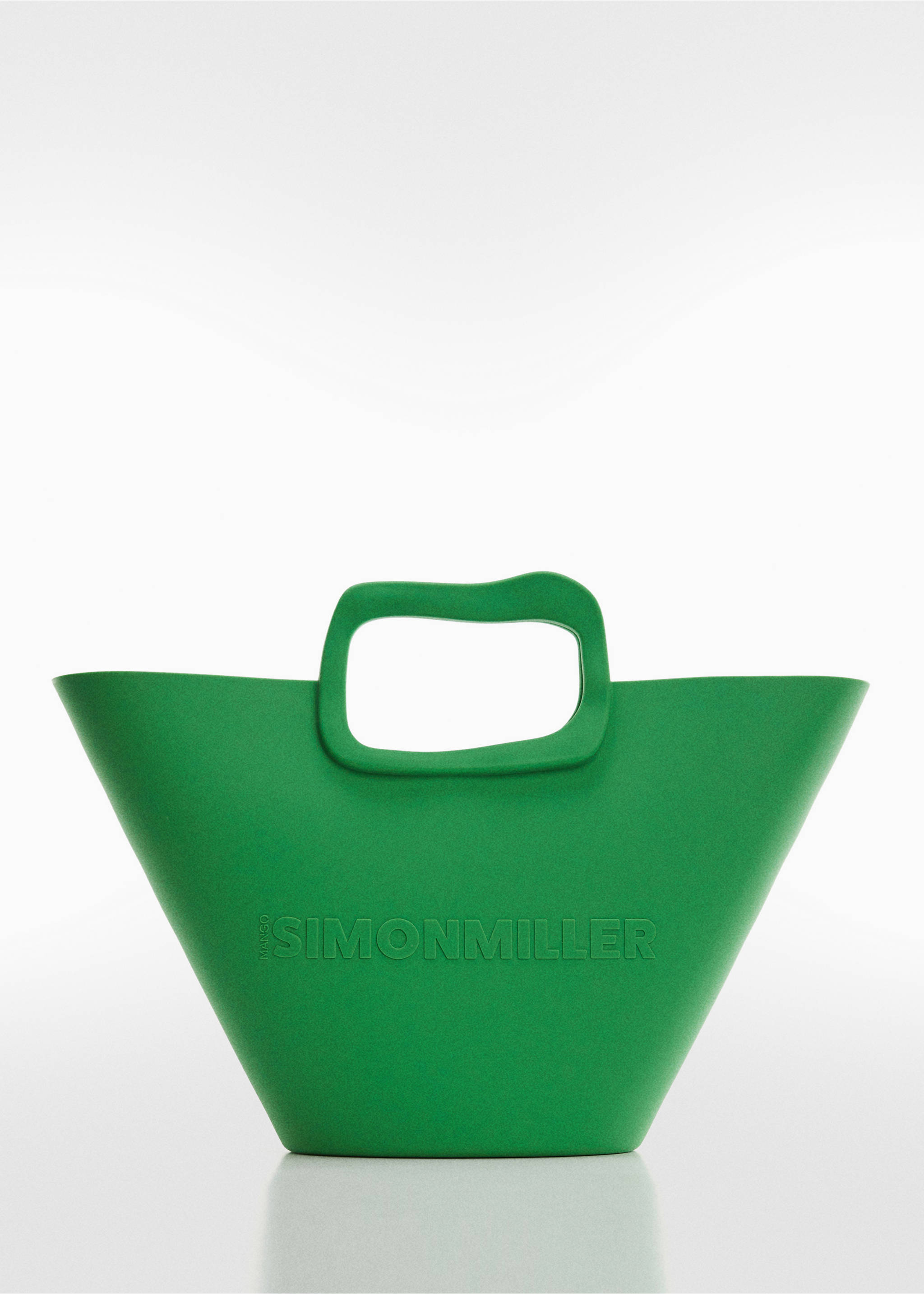 Sac motif géométrique logo - Article sans modèle, Vert. Ref: 57040357-00.