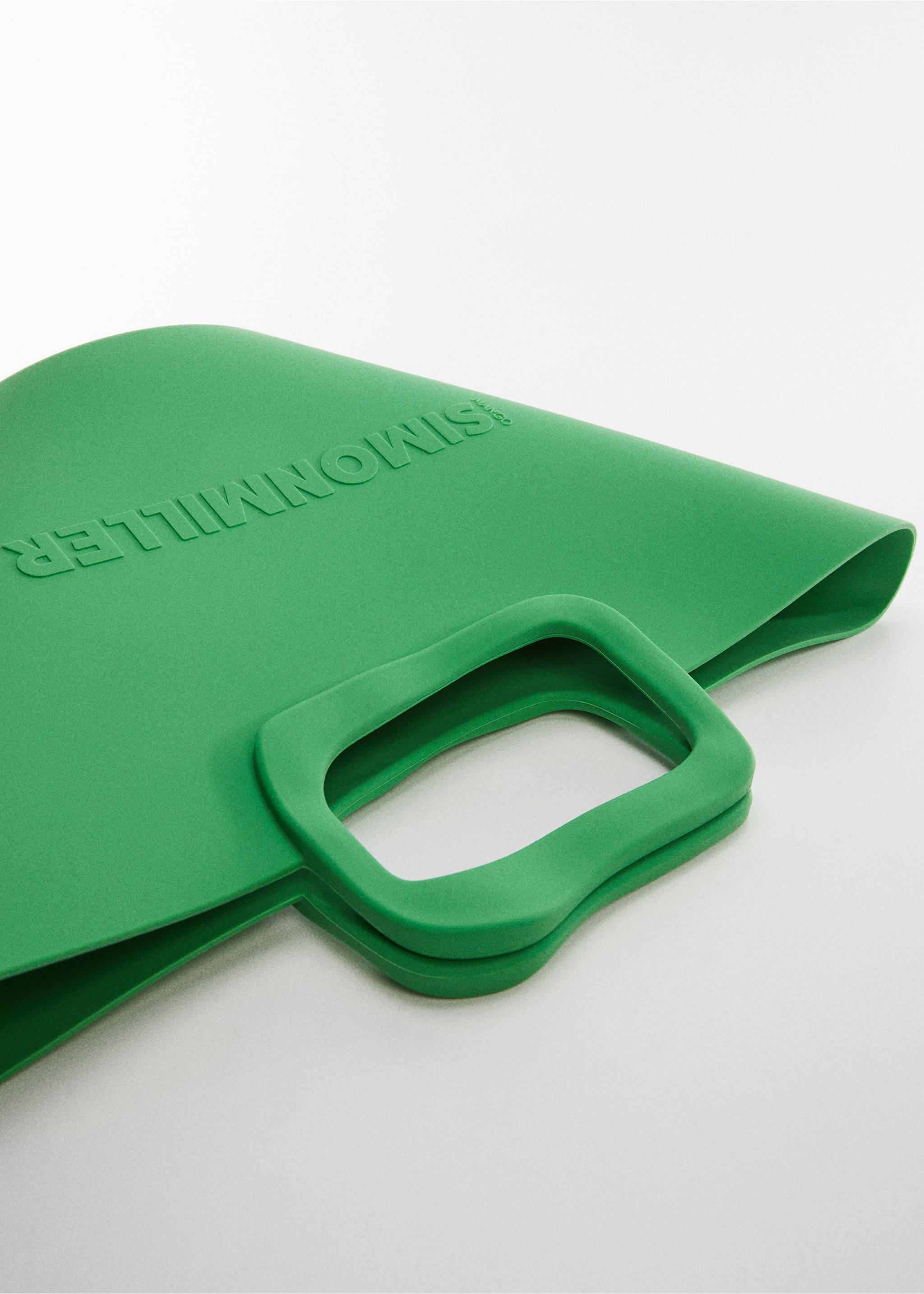 Sac motif géométrique logo - Détail de l'article 1, Vert. Ref: 57040357-00.