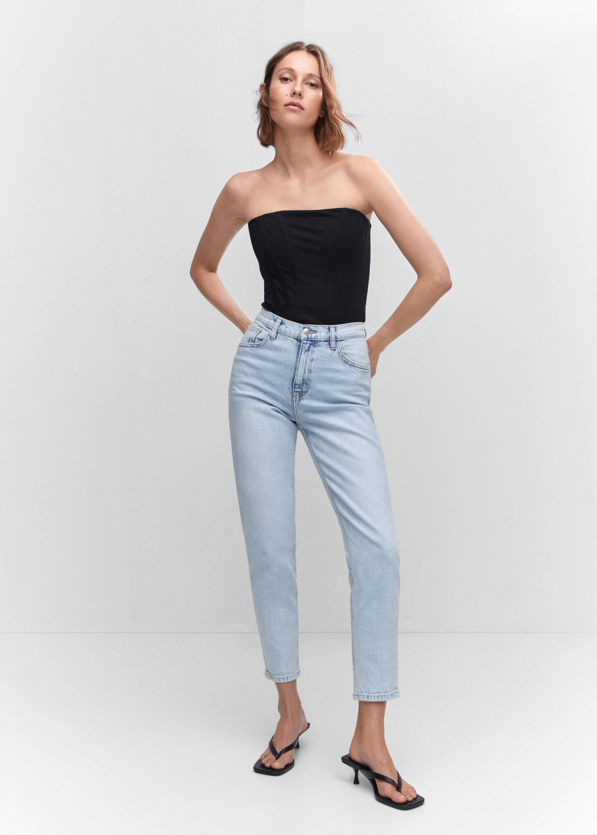 Comfort-Jeans mit hohem Bund Newmom - Allgemeine Ansicht