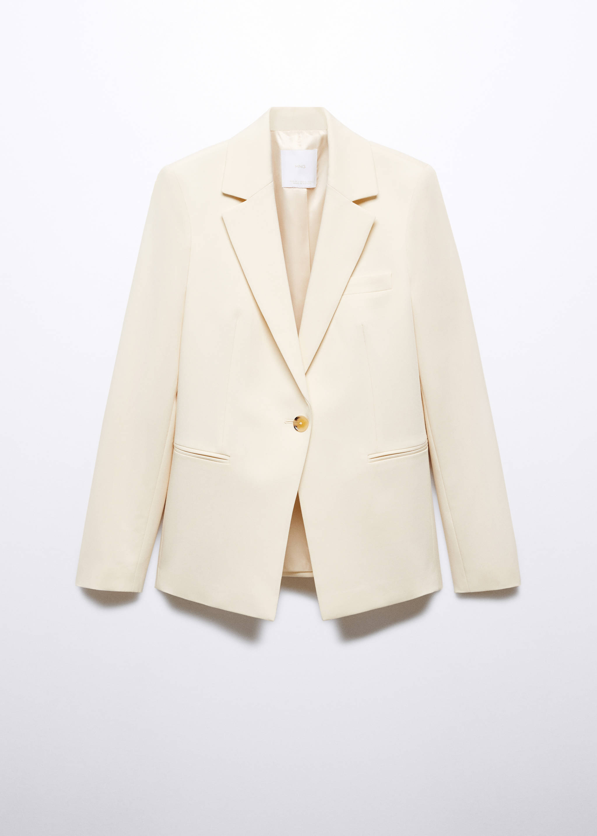 Fitted essential suit jacket - Article without model
