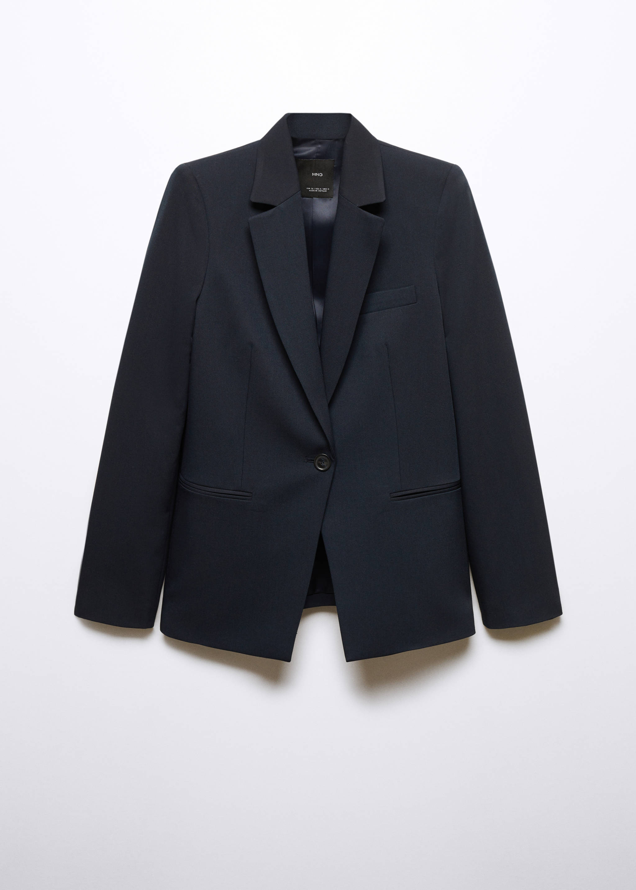 Fitted essential suit jacket - Article without model