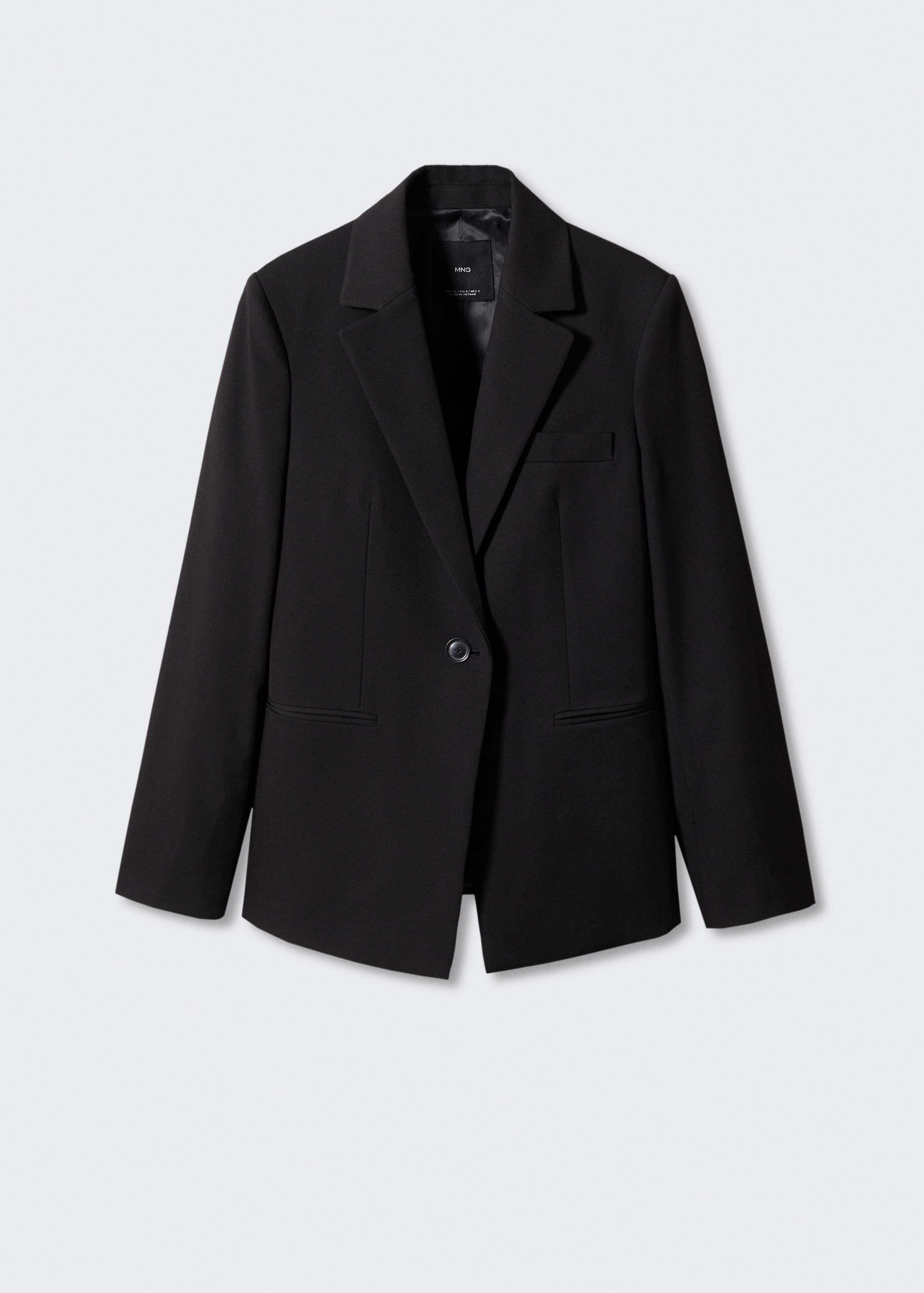 Fitted essential suit jacket - Article without model