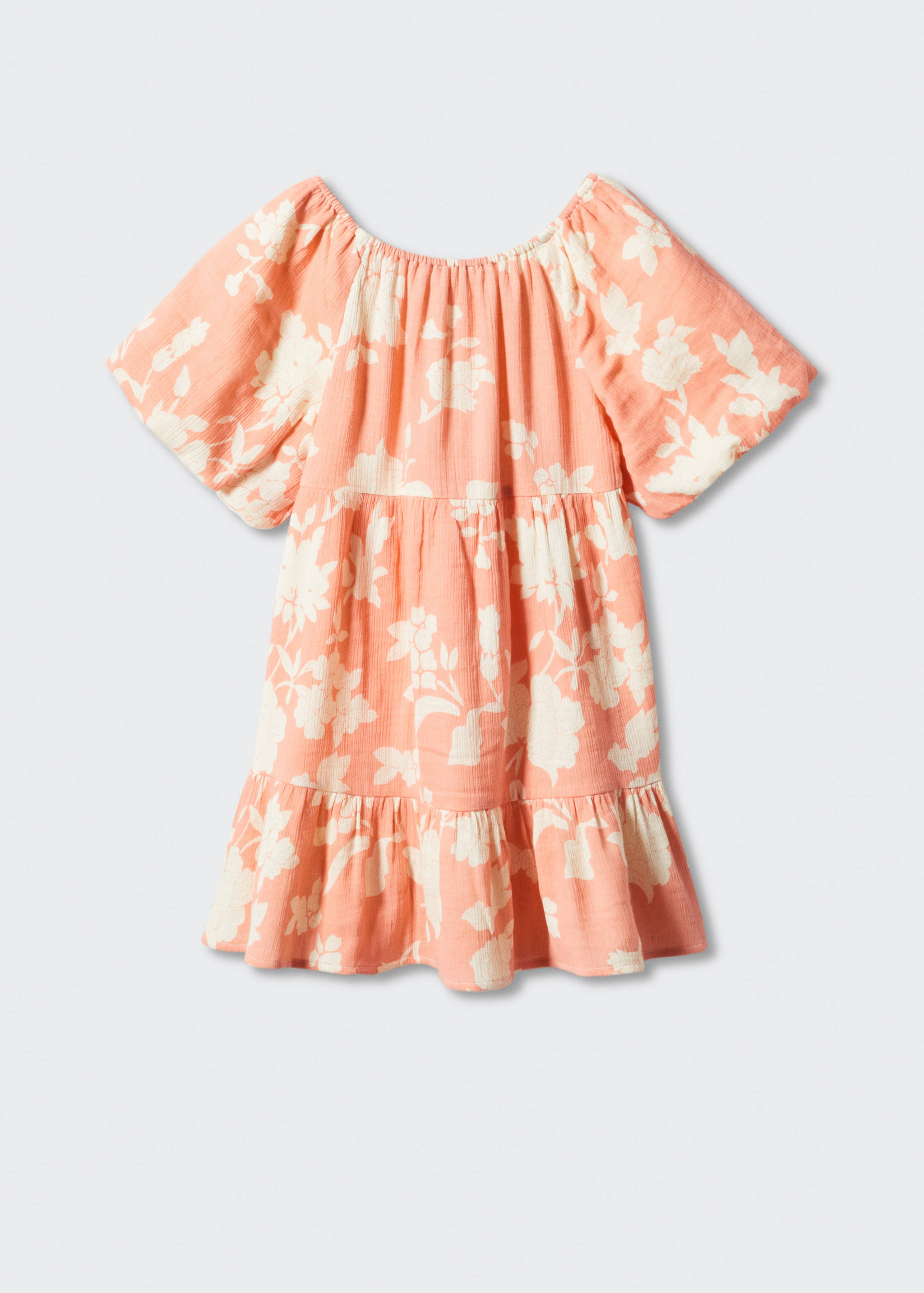 Pleated ruffle dress - Reverse of the article