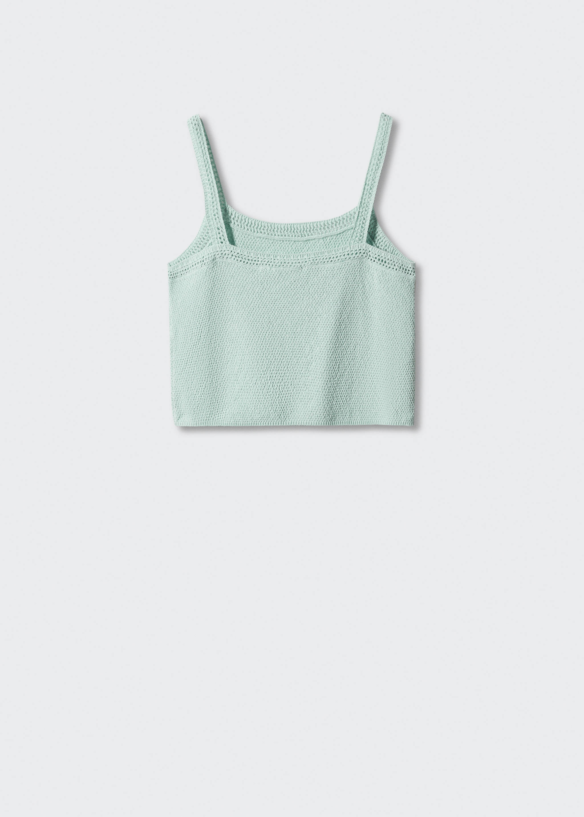 Top crochet - Verso de l’article