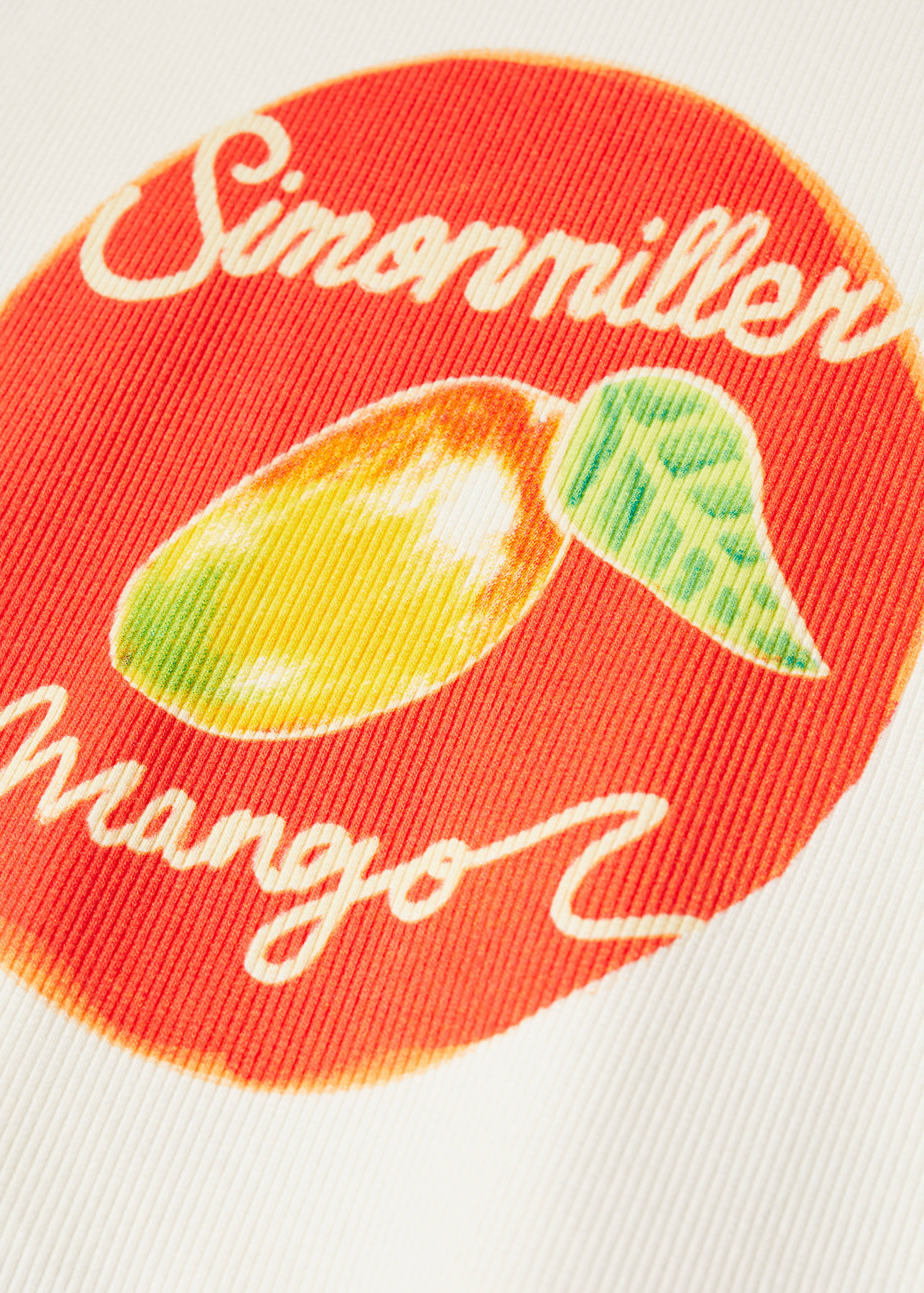 Printed halter-neck cropped top - Details of the article 8